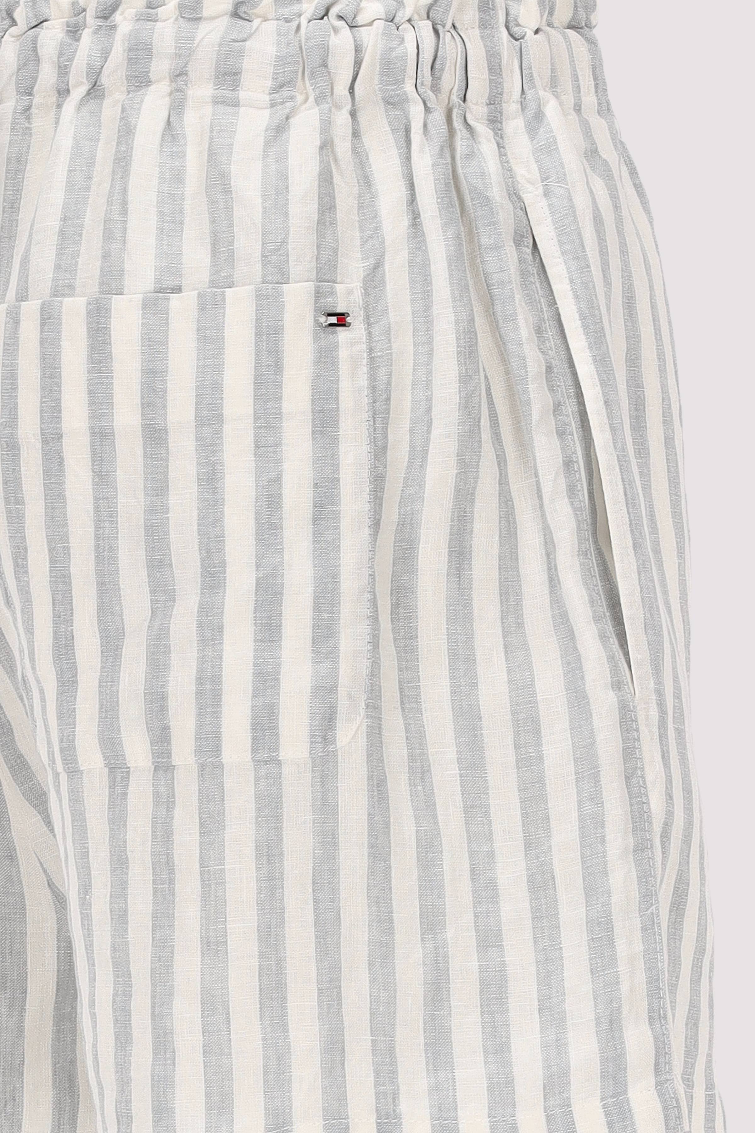 Tommy Hilfiger - LINEN STRIPE PULL ON SHORT