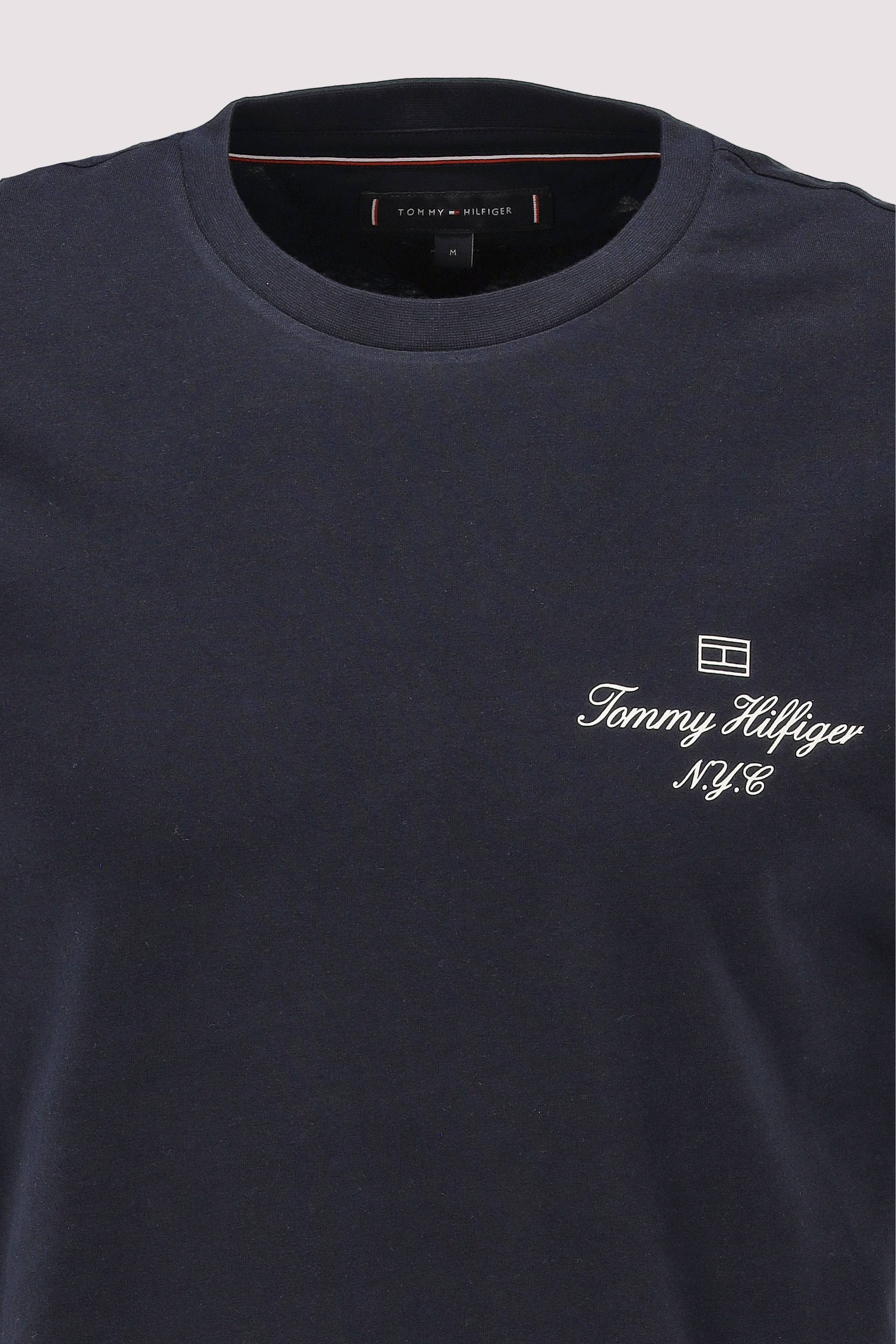 Tommy Hilfiger - OUTLINE FLAG SCRIPT TEE
