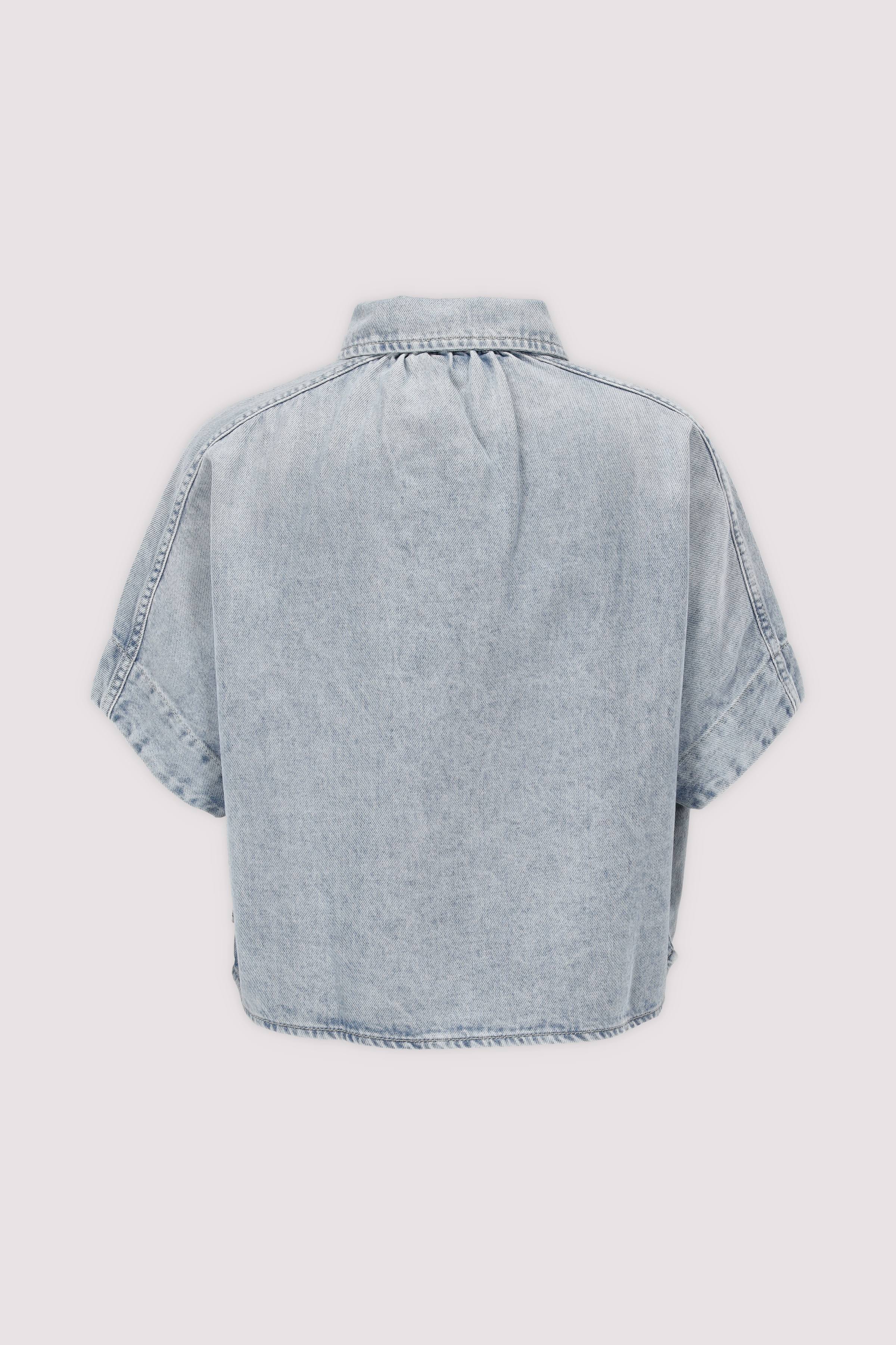 Denim Blouses Shortsleeve, Ken