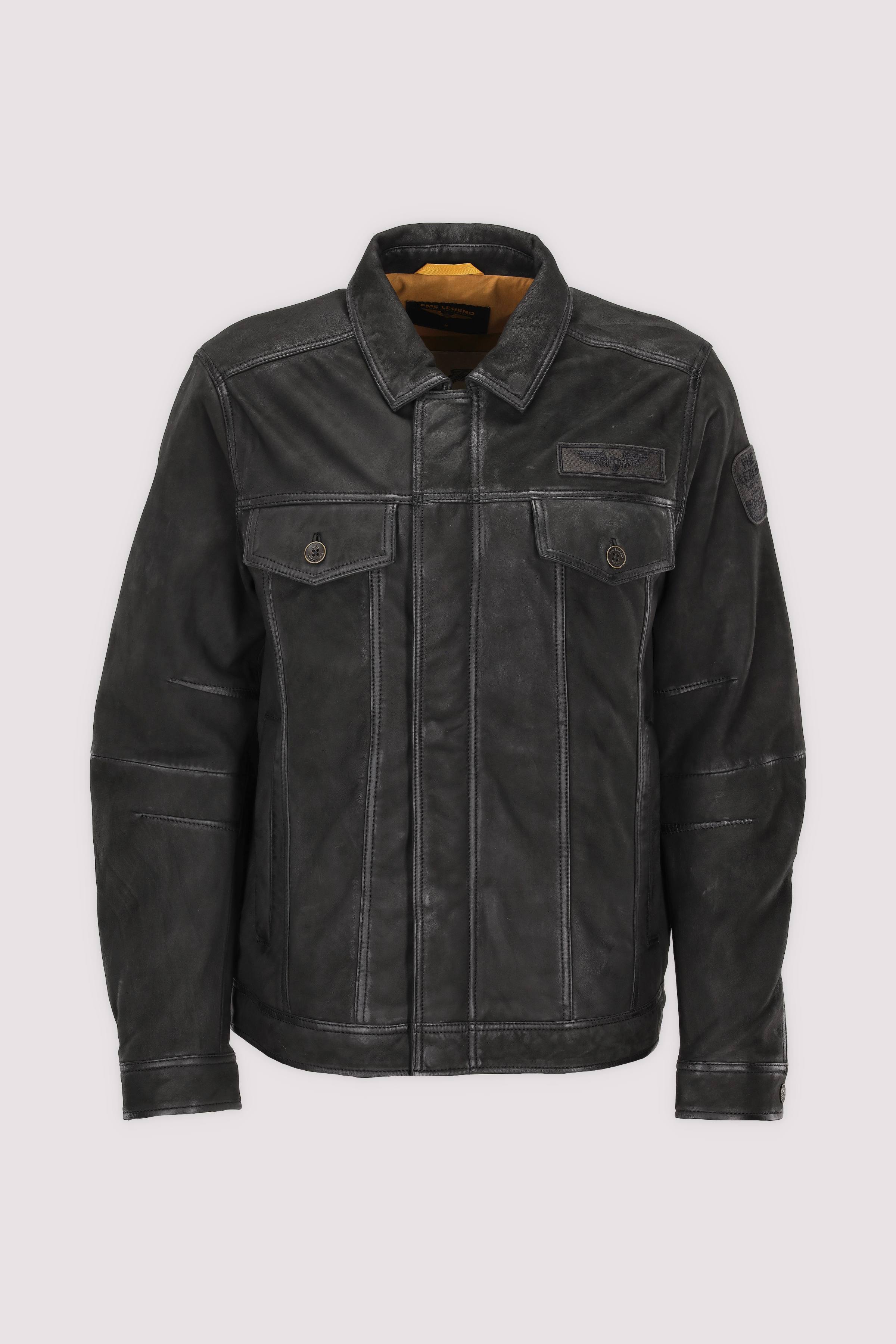 PME Legend Lederjacke Schwarz