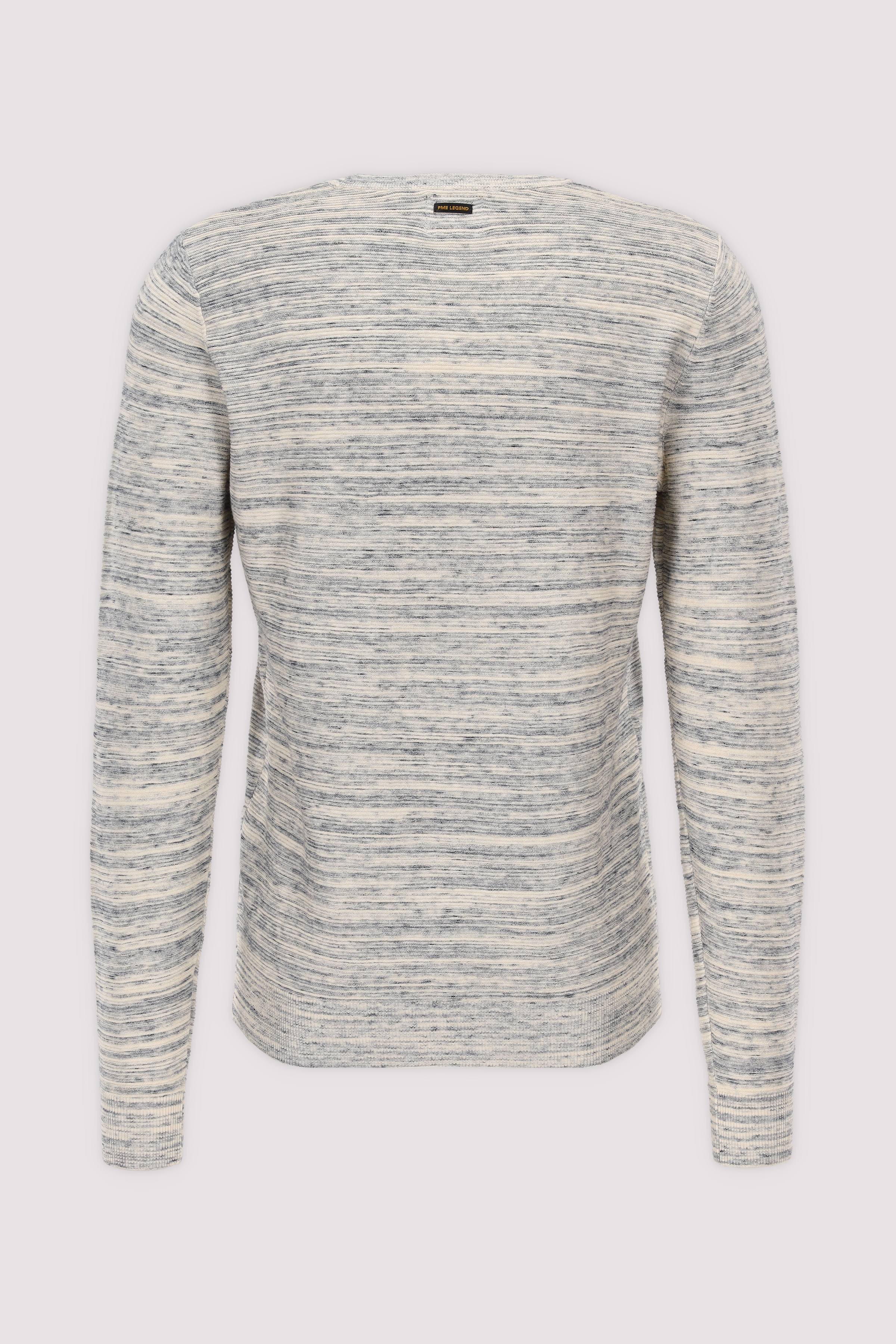 R-neck cotton blend structure