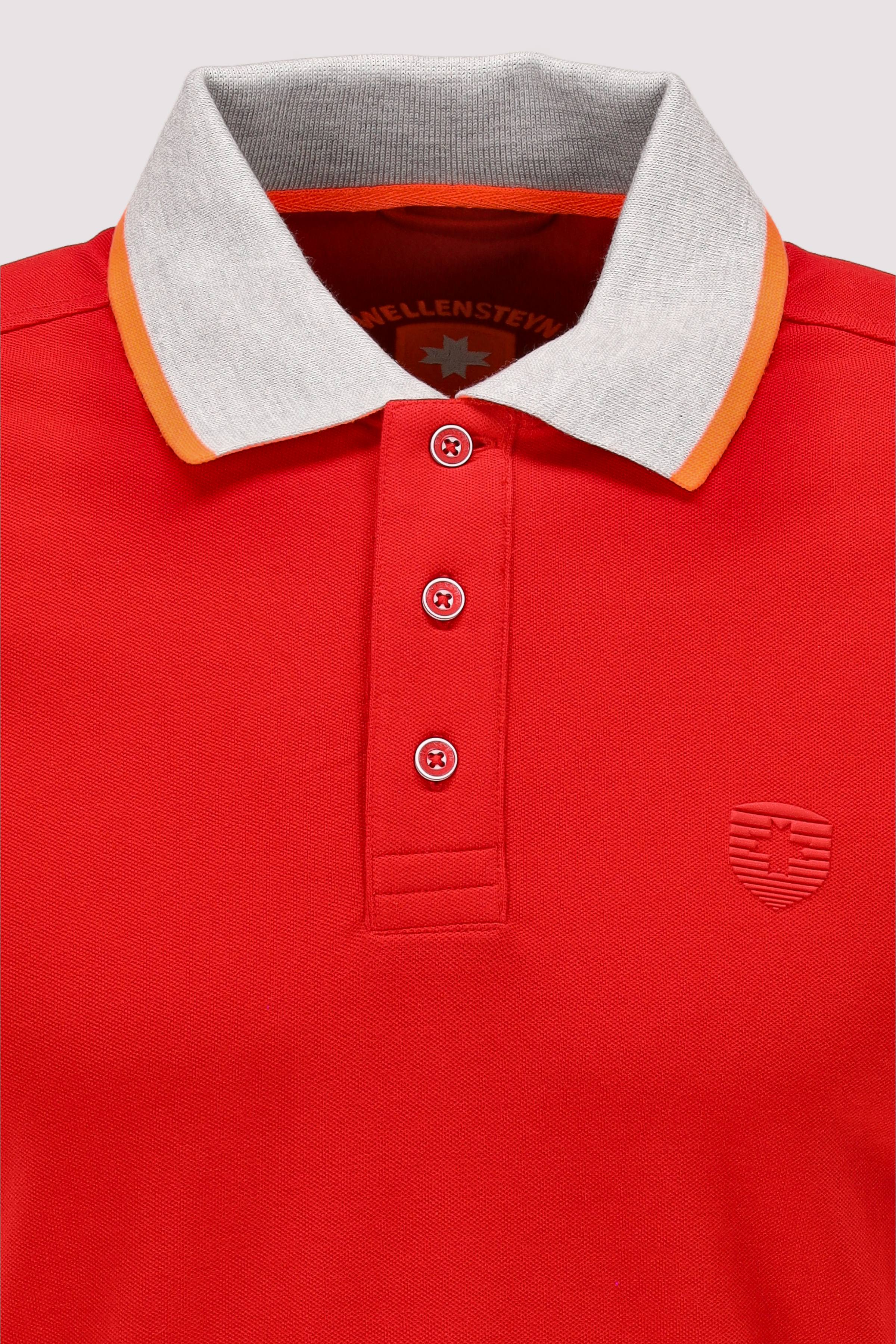 Wellensteyn - Wellensteyn Poloshirt Rot Herren
