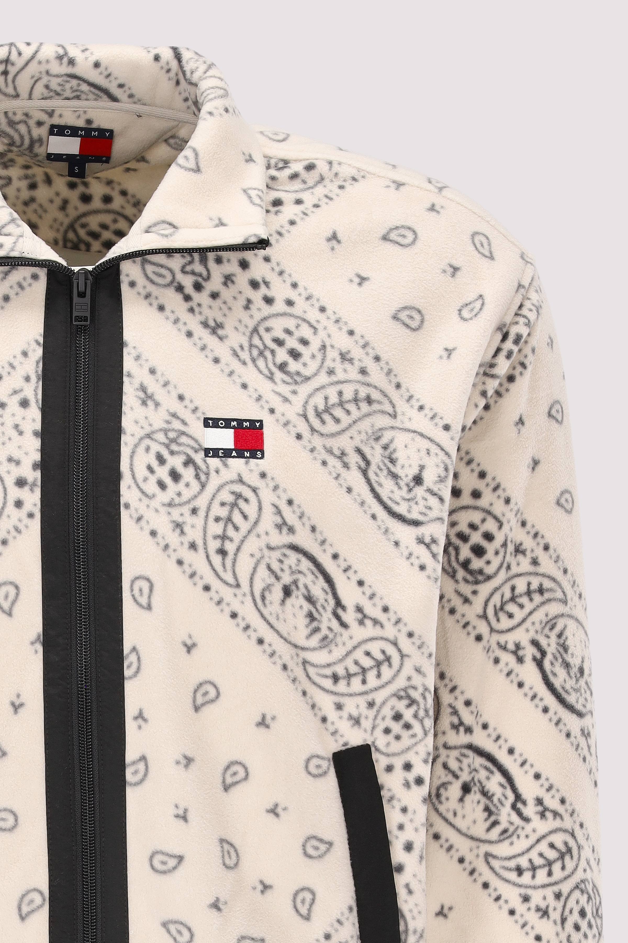 Tommy Jeans - TJM RLX ZIP PAISLEY POLAR FLEE Tommy Jeans - TJM RLX ZIP PAISLEY POLAR FLEE