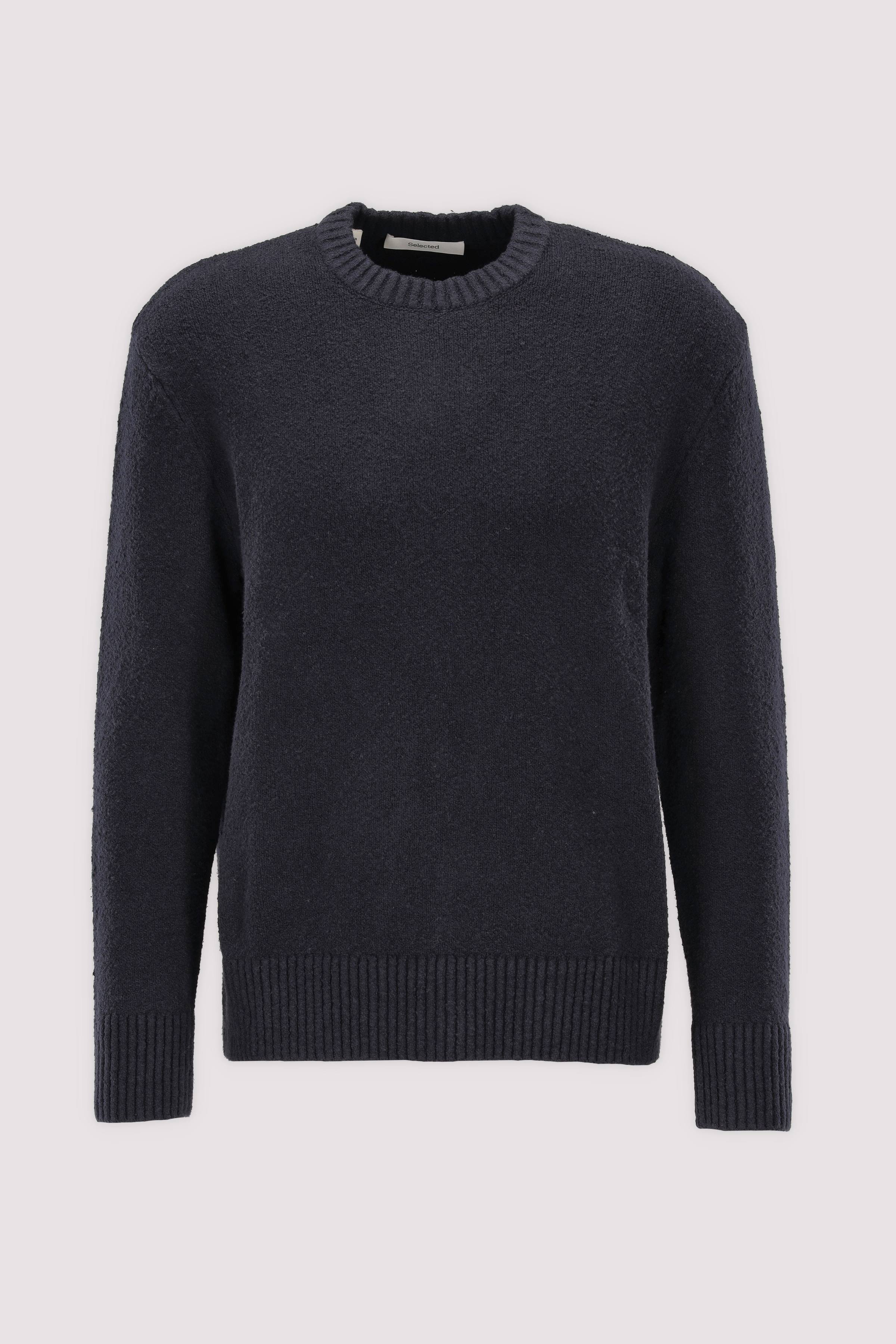 Rundhalspullover navy für Herren
