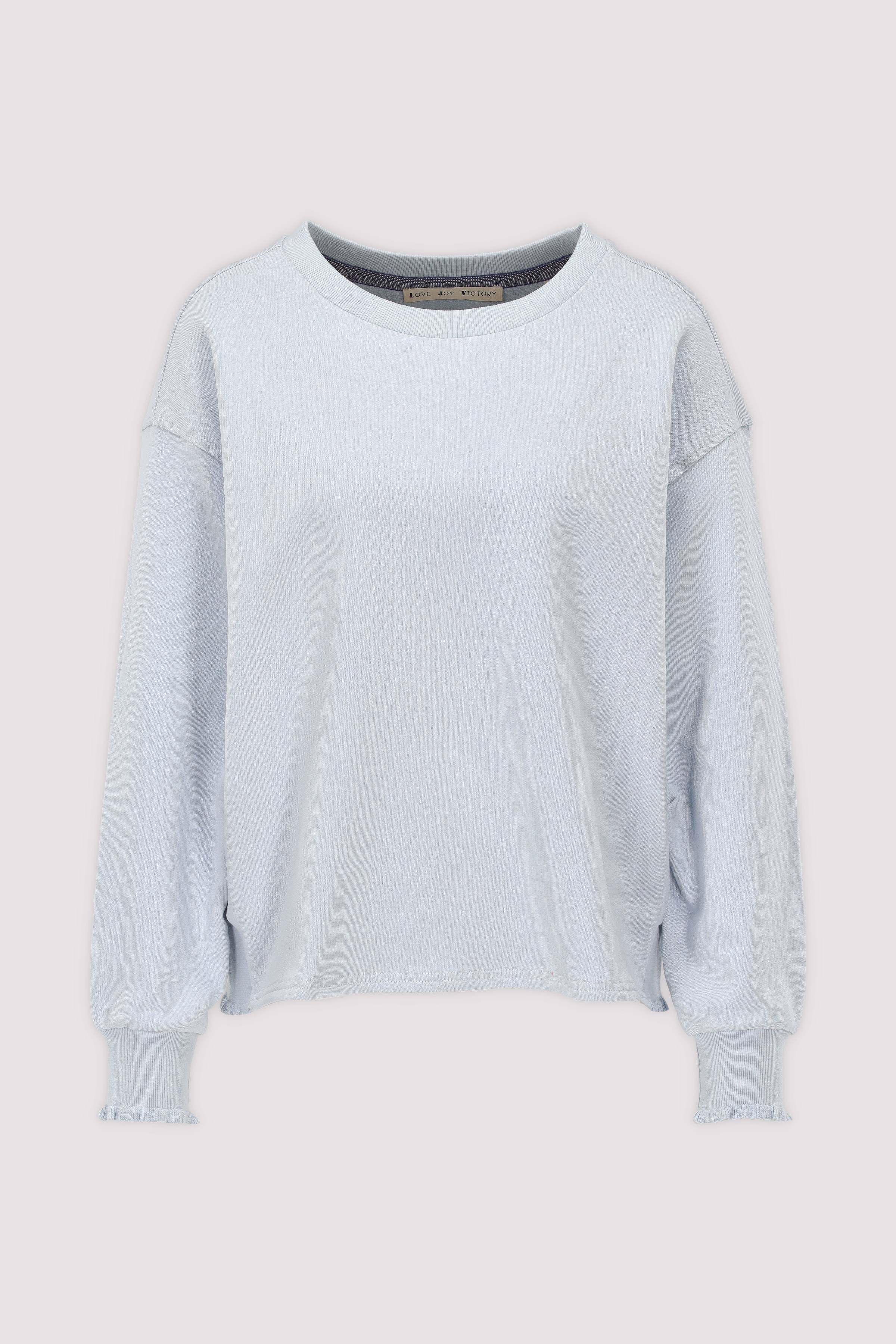 Sweatshirt with ruffles