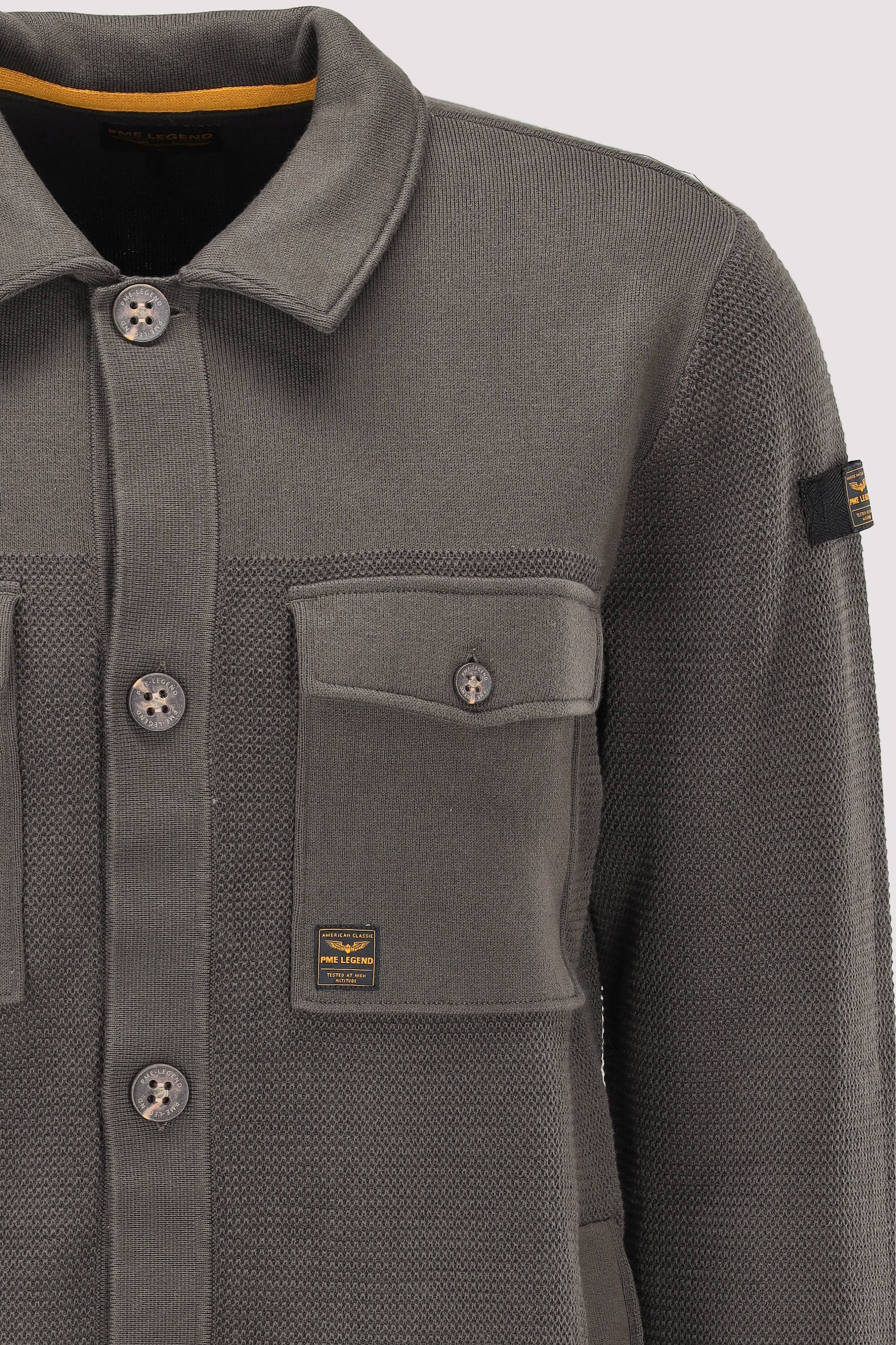 PME Legend - PME Legend kurze Strickjacke Beluga