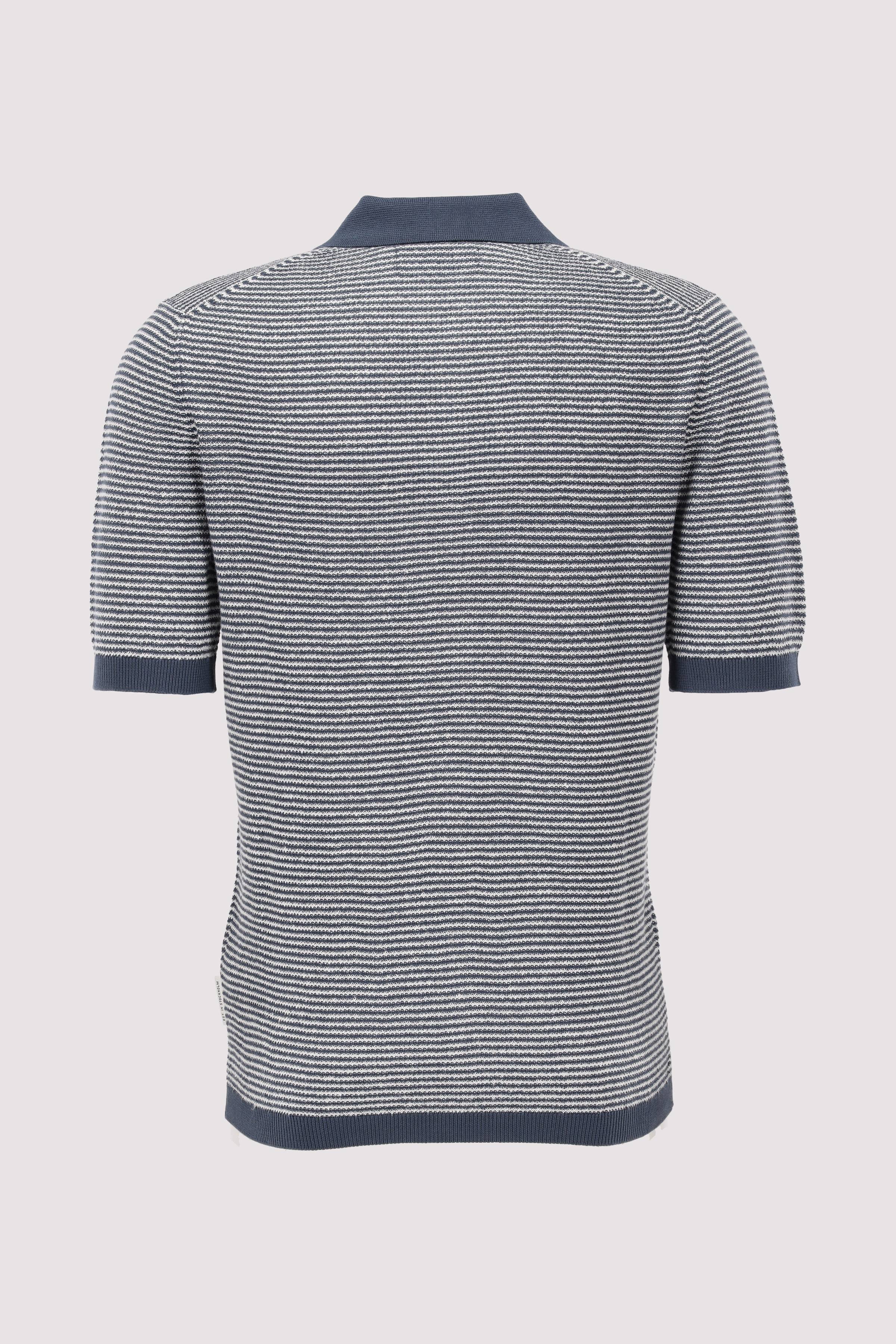 Polo Shirt, linen, structured 