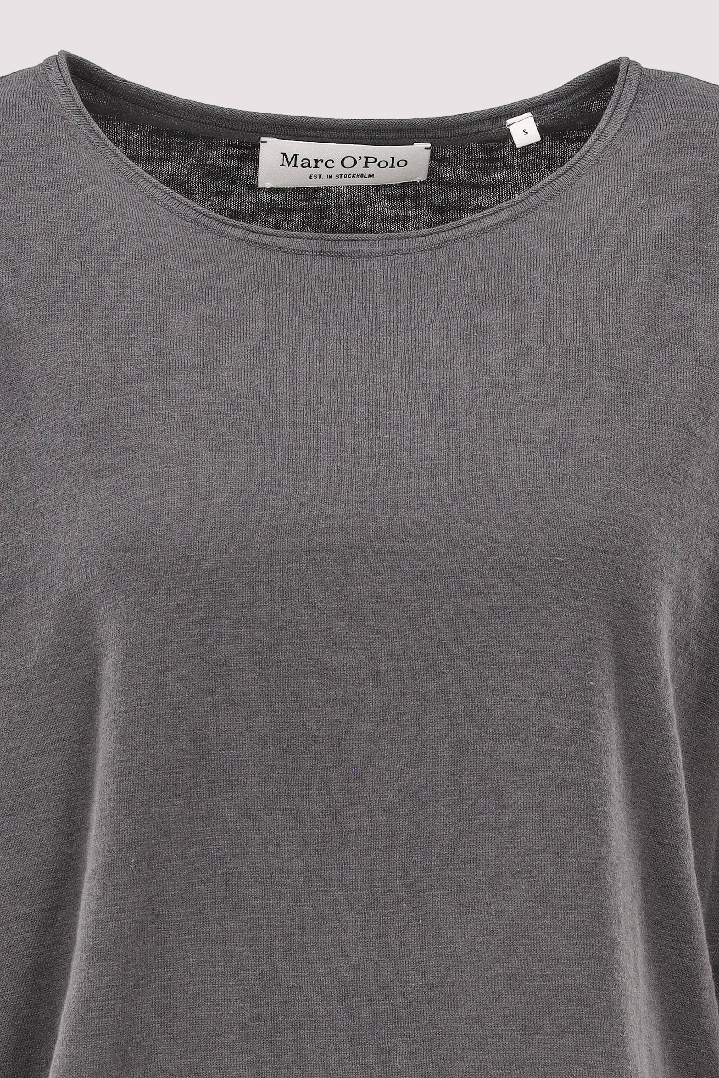 Marc O Polo Casual - Marc O'Polo Strick-T-Shirt Grau