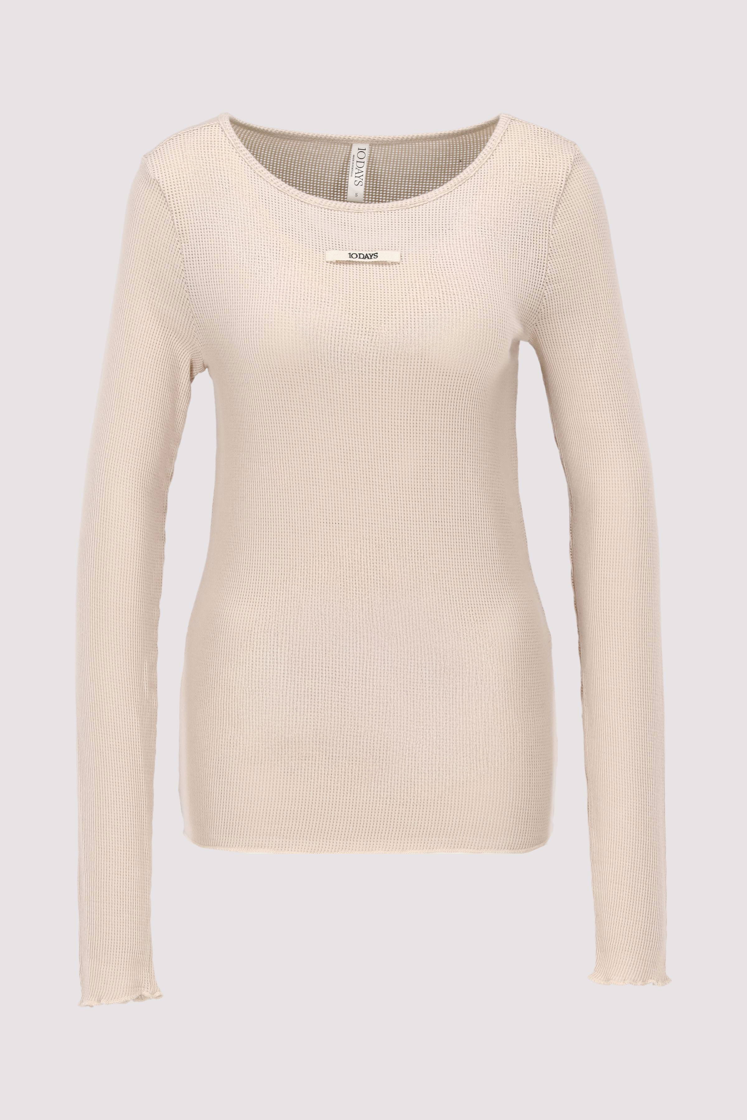 Boatneck Longsleeve Mesh