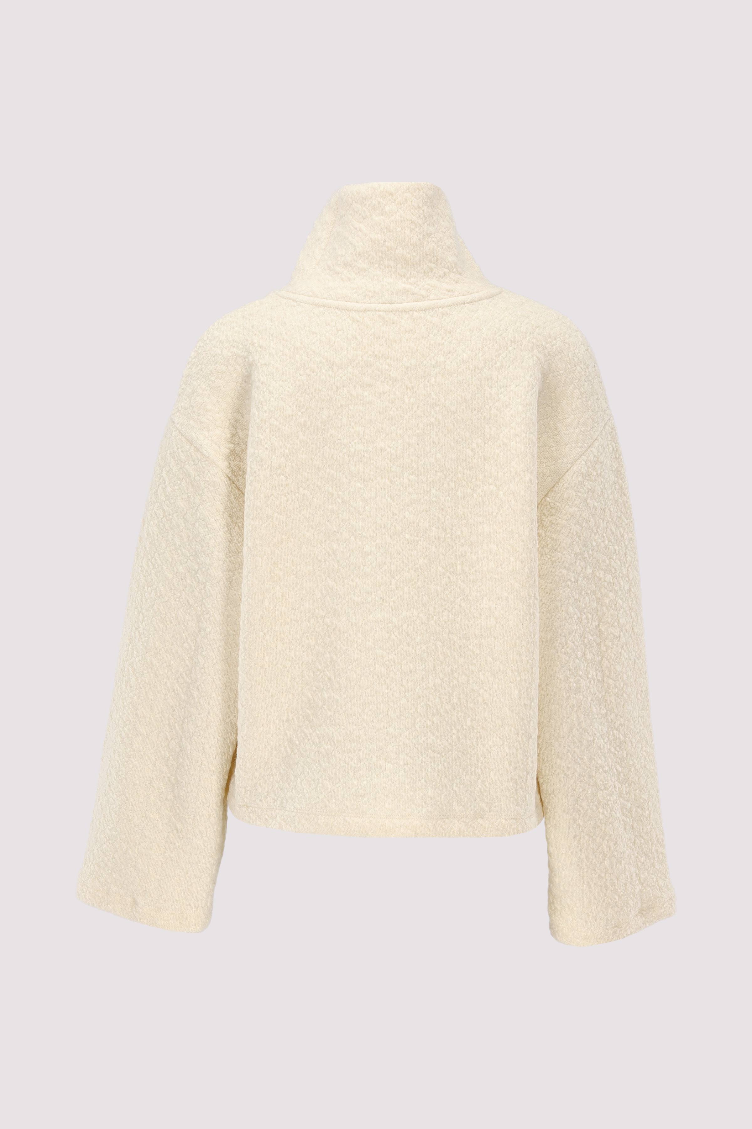 High neck sweatshirt