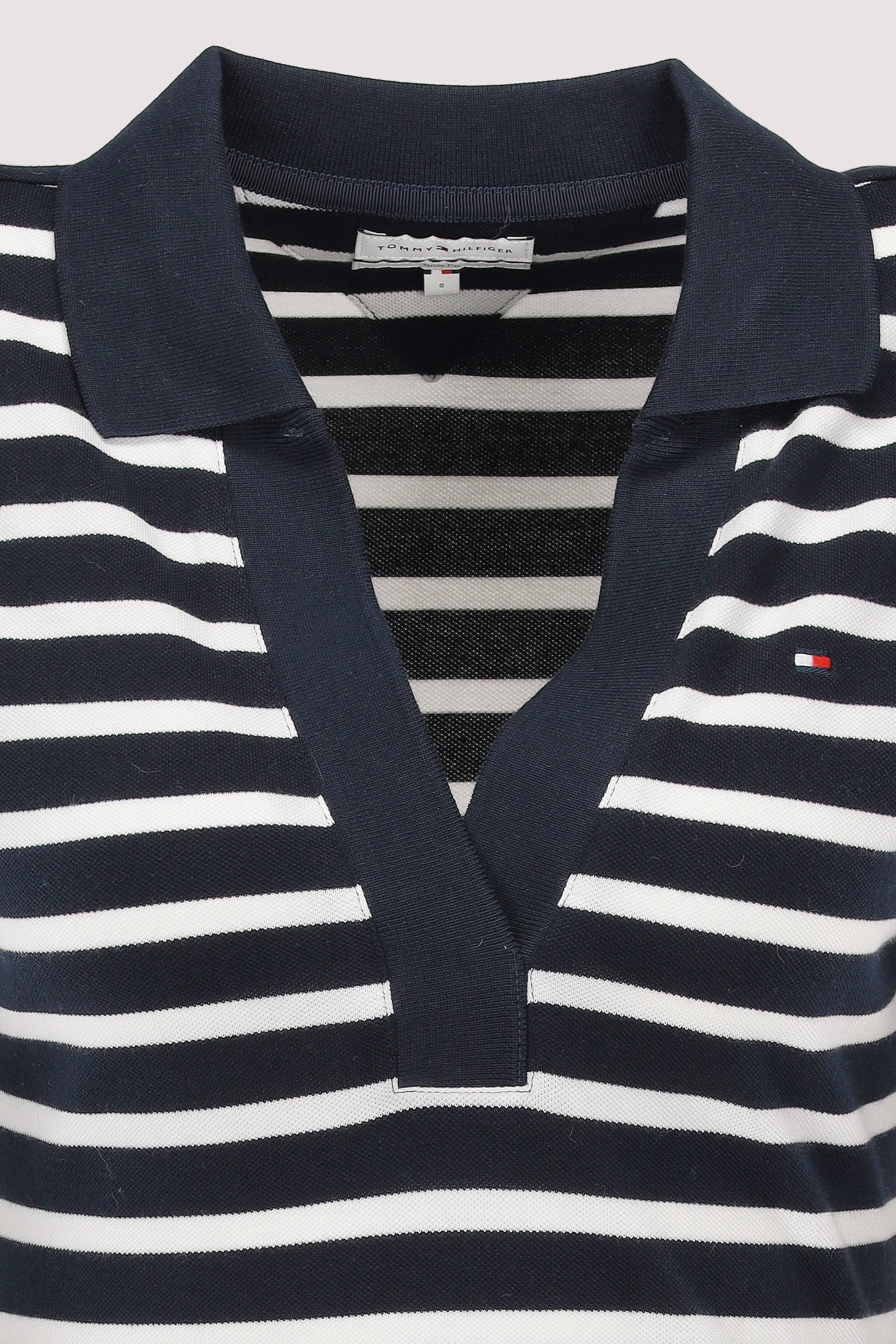 Tommy Hilfiger - SLIM OPEN NK POLO DRESS SS