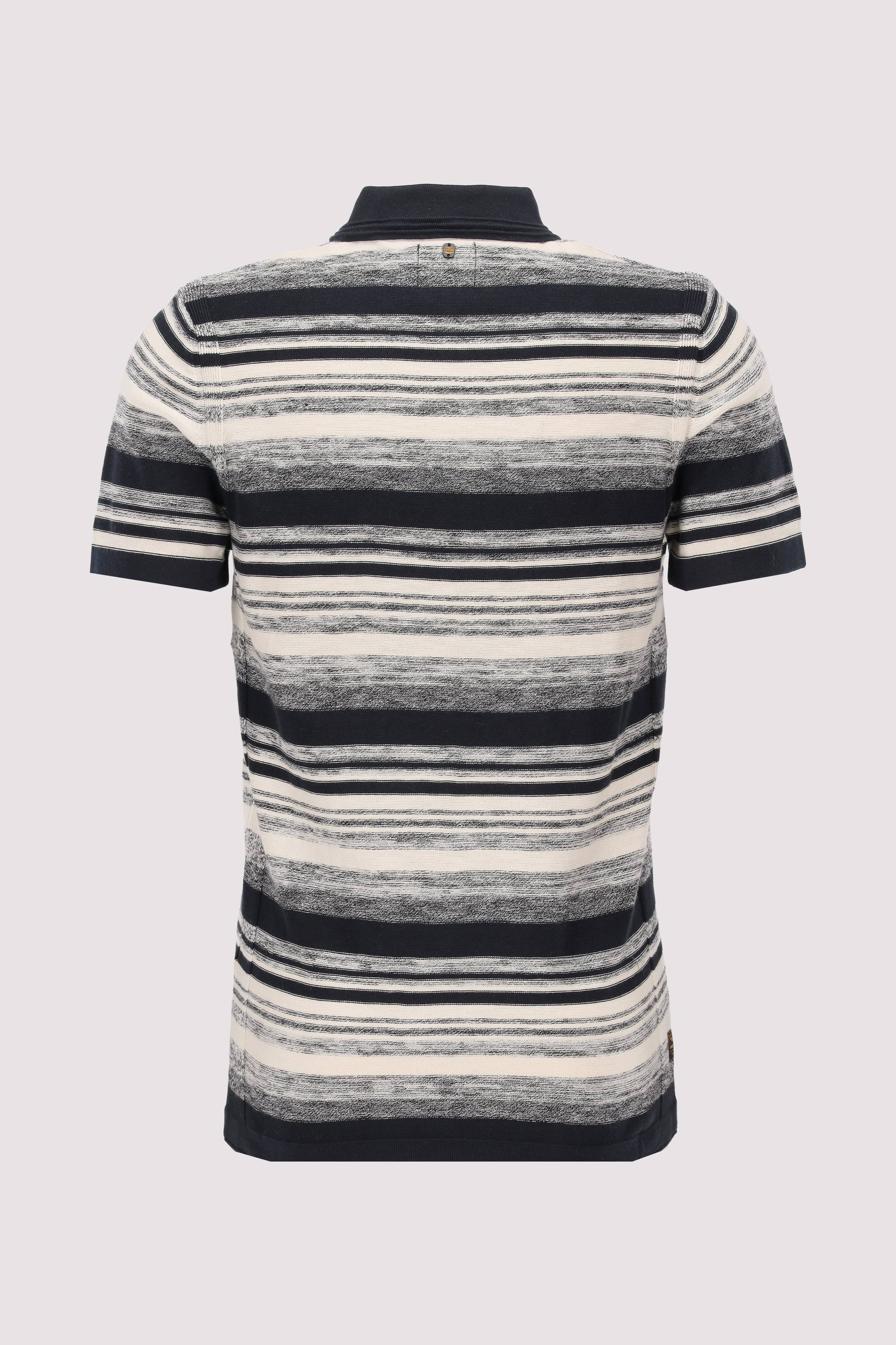Short sleeve polo cotton slub 