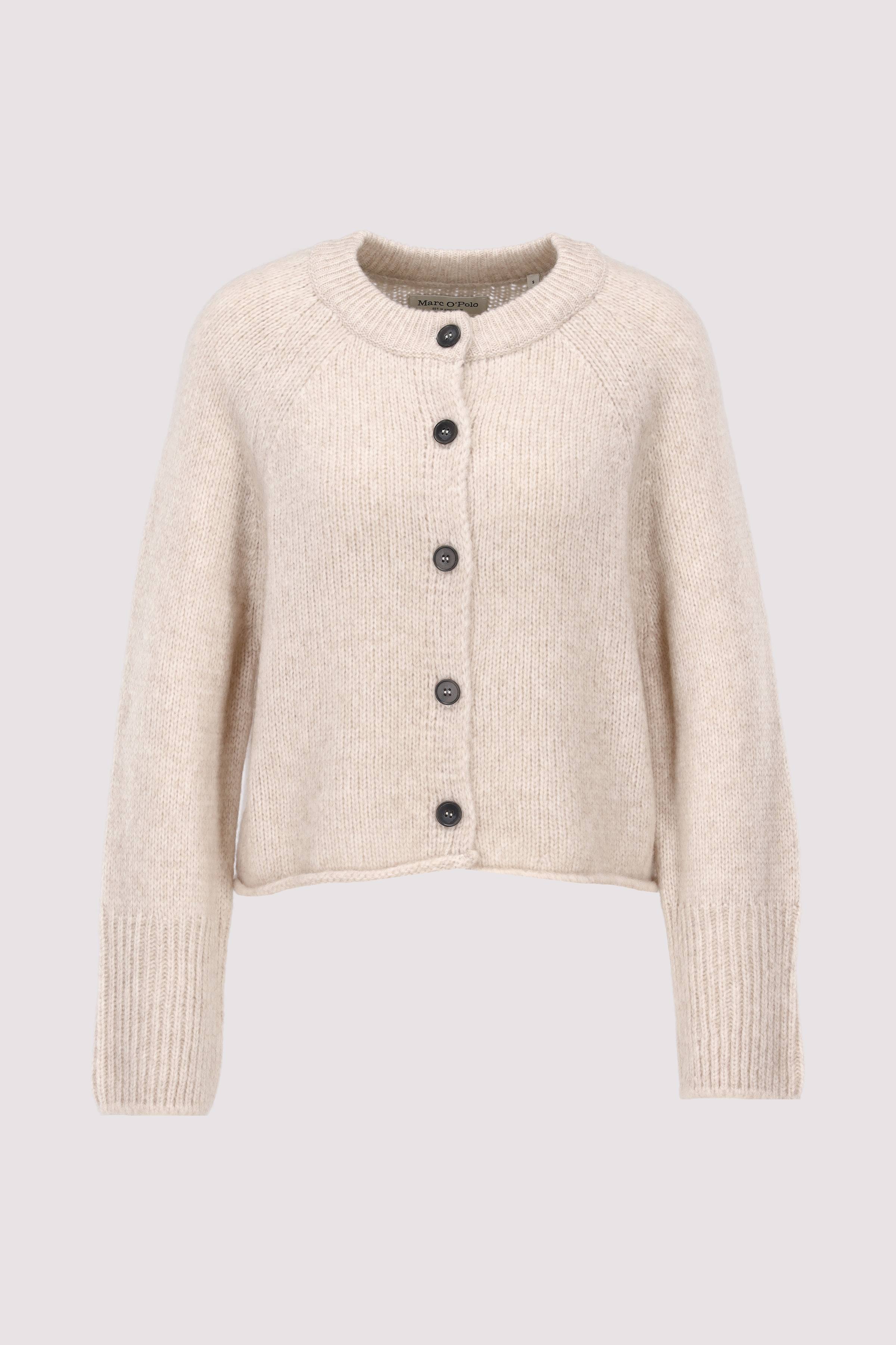 Cardigan, longsleeve, roundnec
