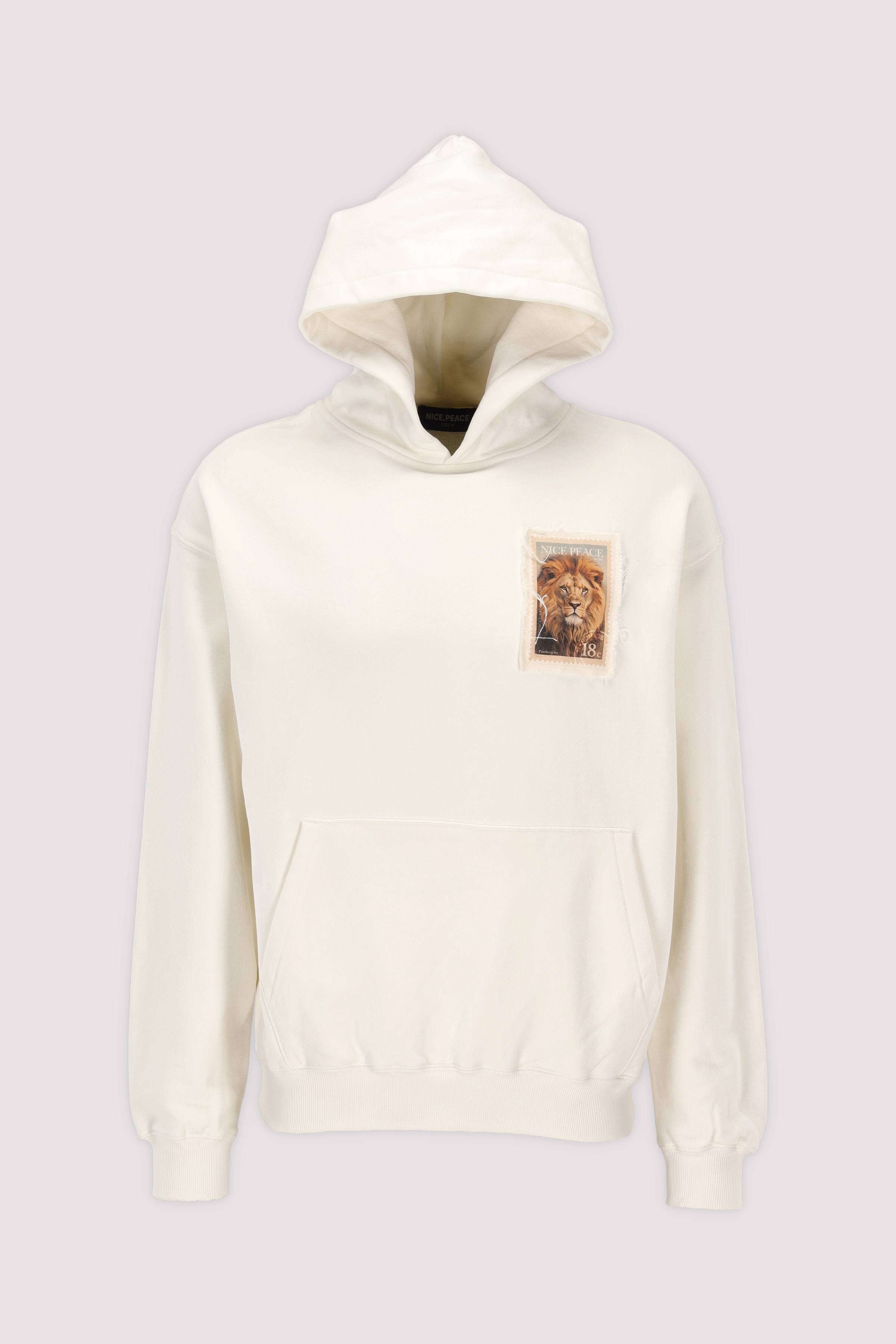 Nice Peace - Weißer Unisex Hoodie von Nice Peace