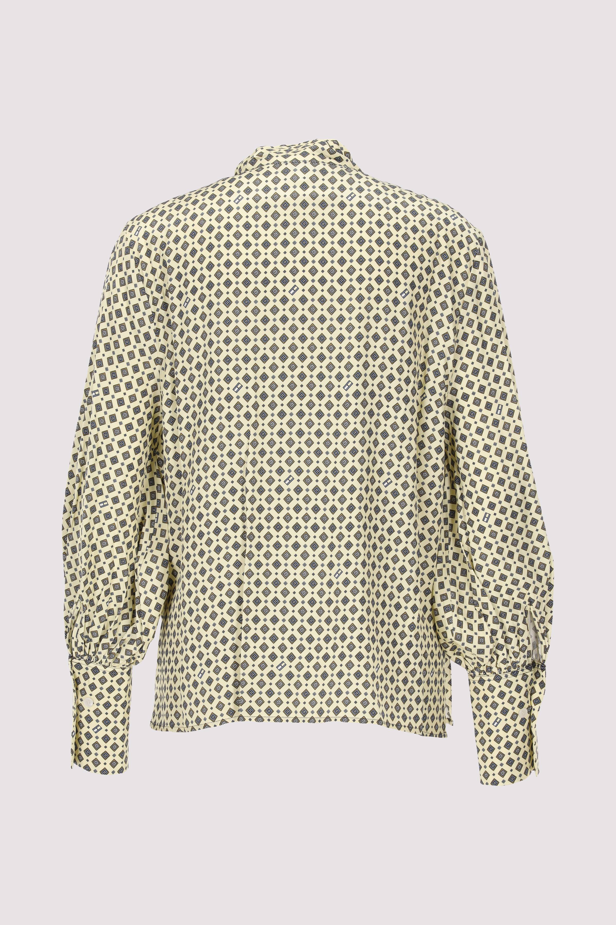 FOULARD TIE NECK LS BLOUSE