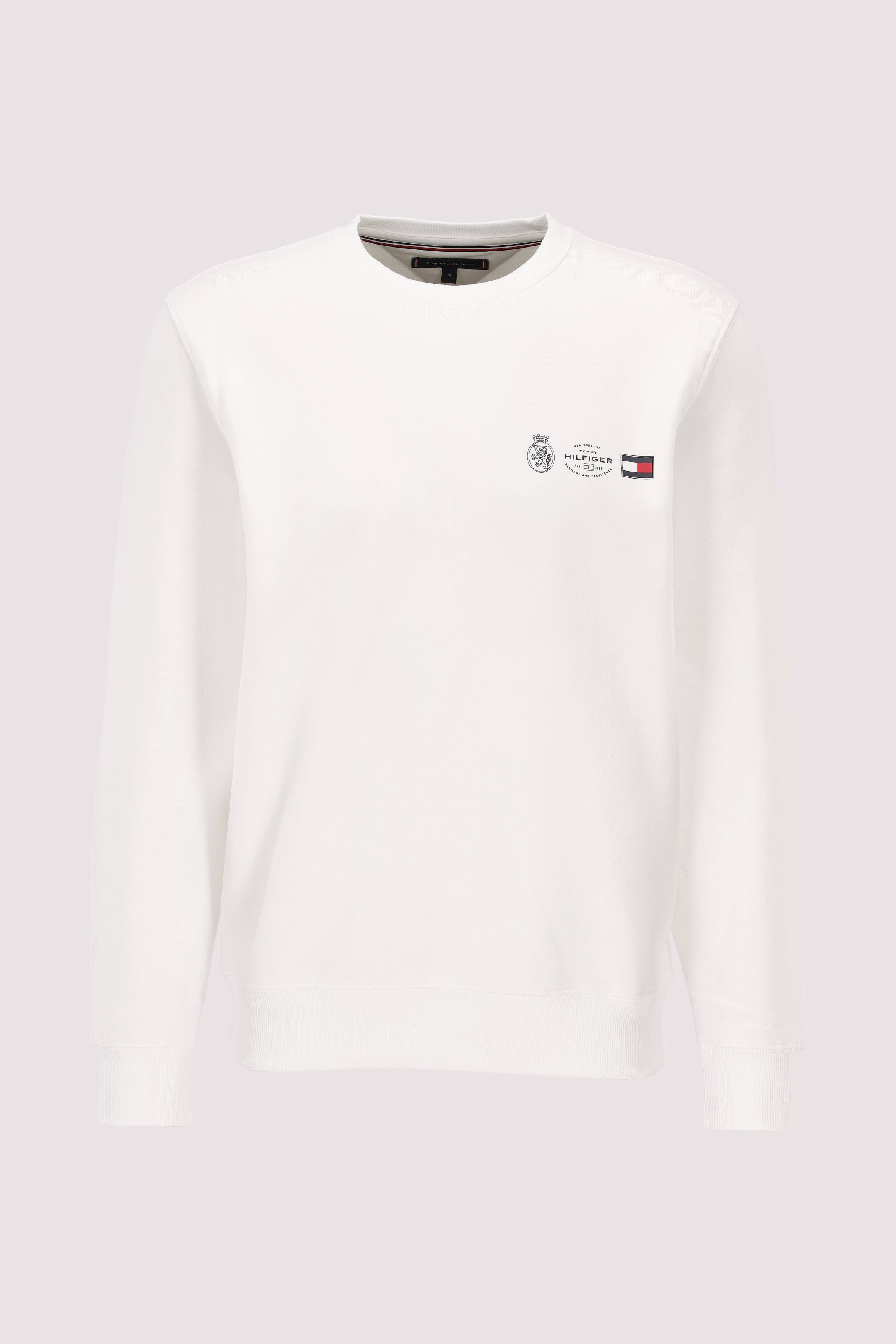 SMALL CREST OUTLINE CREW NECK