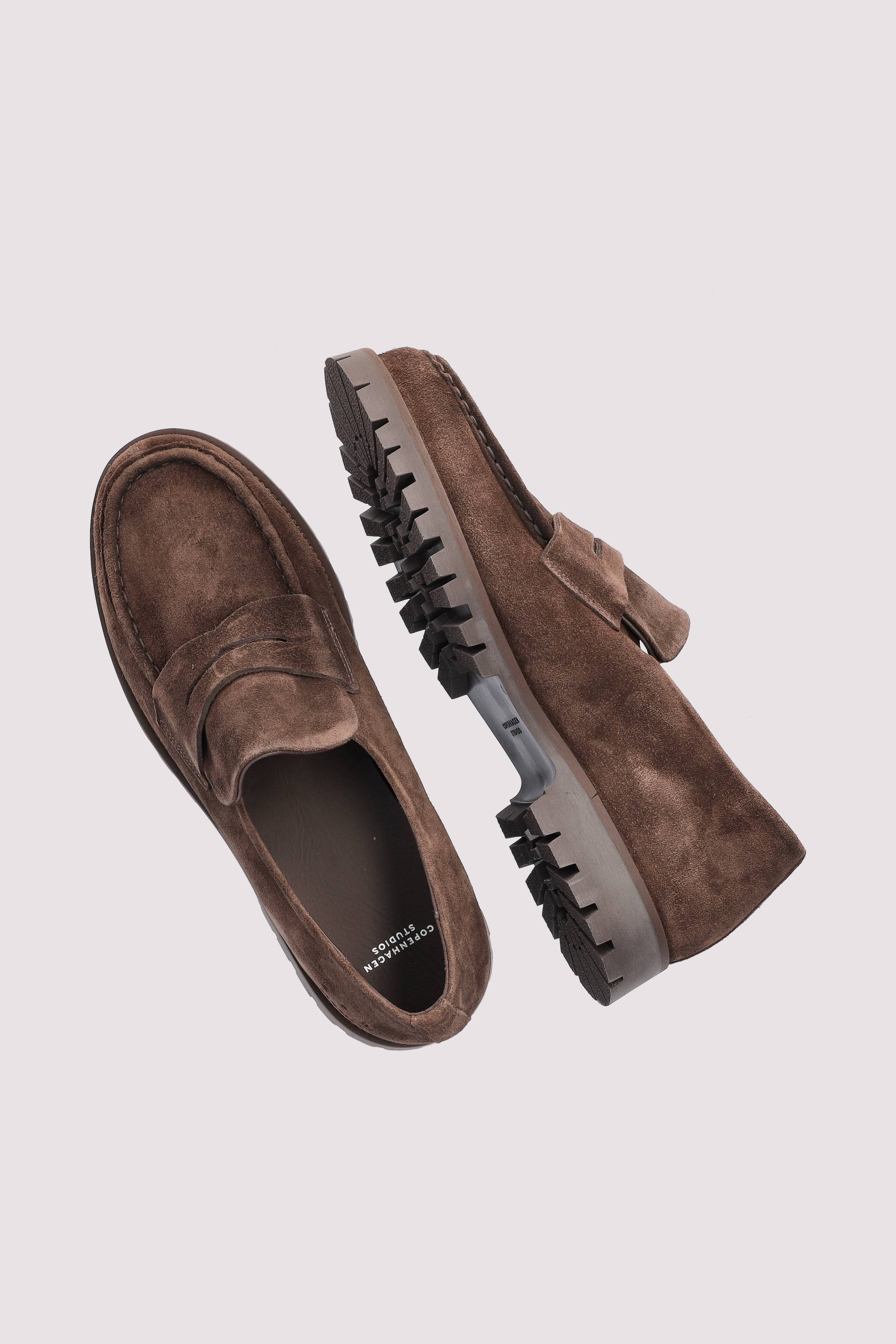 Copenhagen - Copenhagen Herren-Slipper Velours Braun