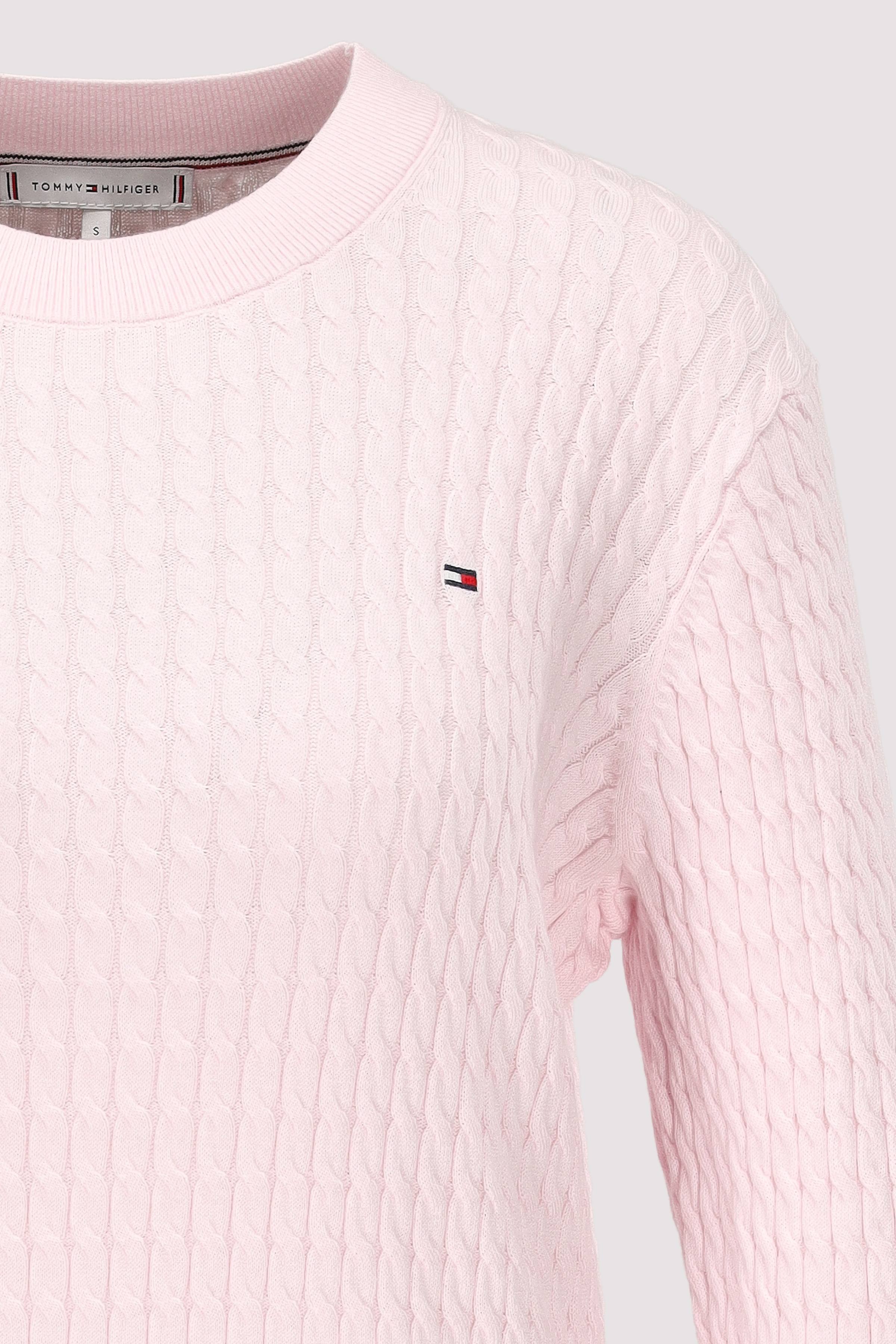 Tommy Hilfiger - CO CABLE FINE GG C-NK LS SWEAT