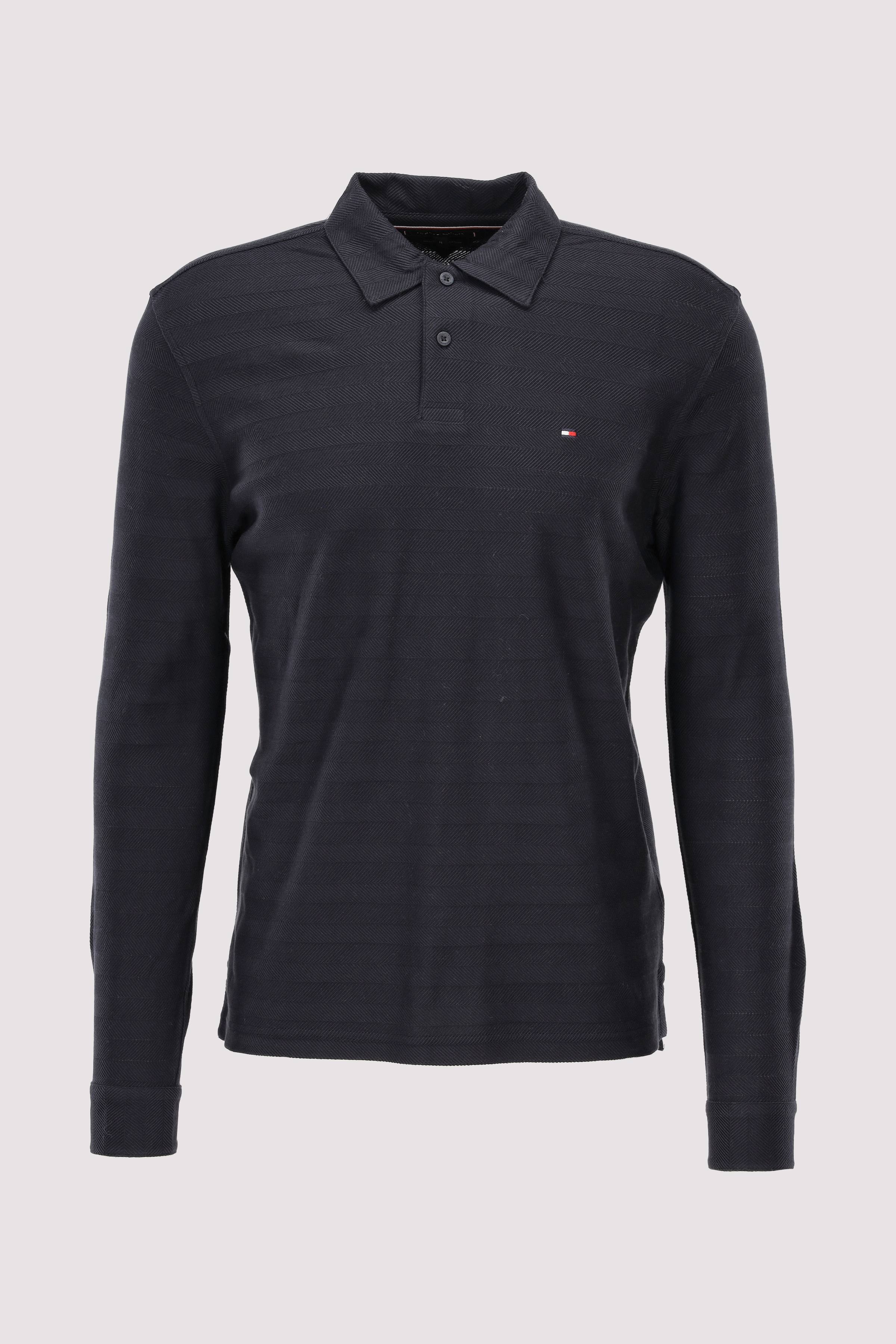 LS HERRINGBONE REG POLO