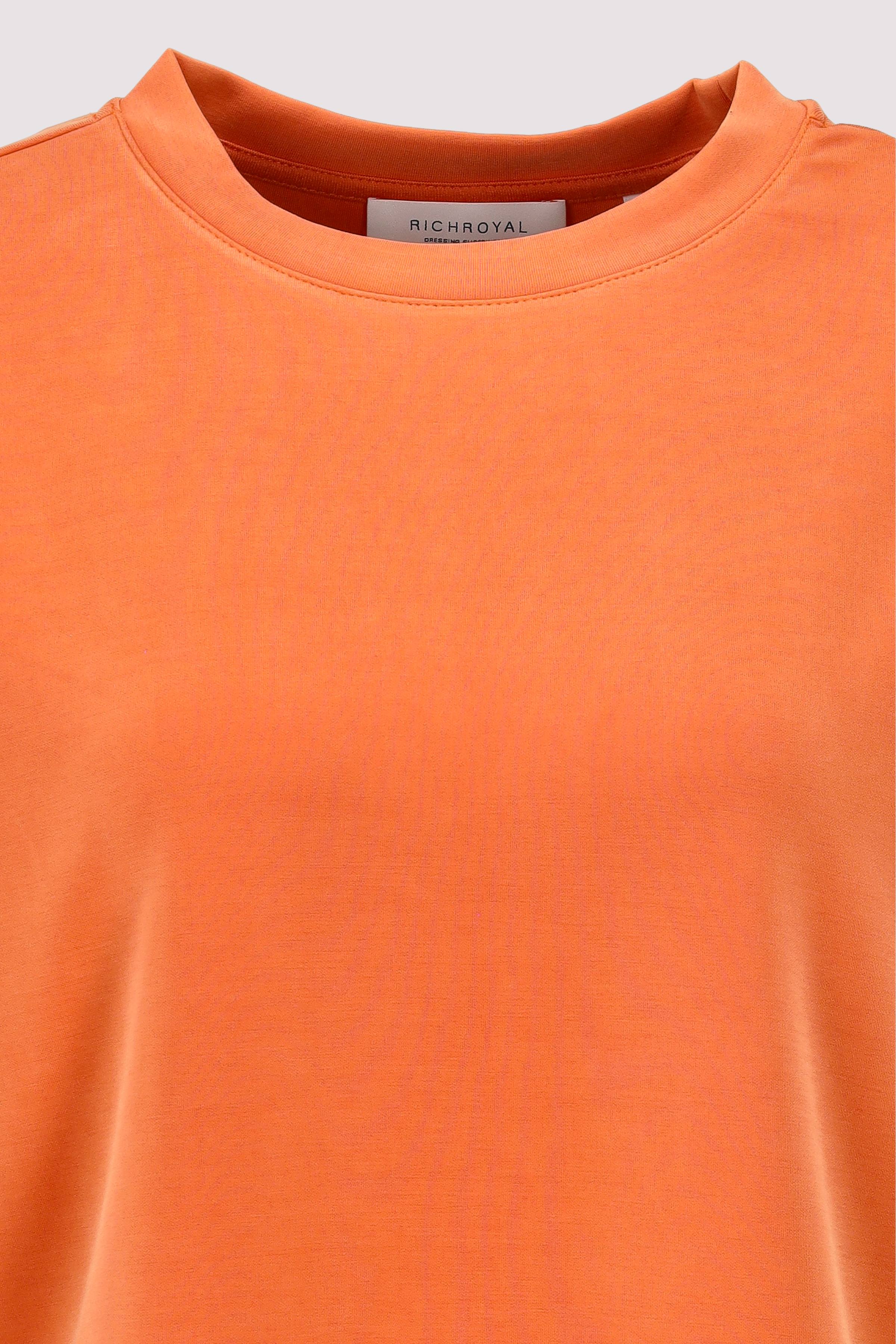 Rich & Royal - Rich & Royal T‑Shirt in Mandarina