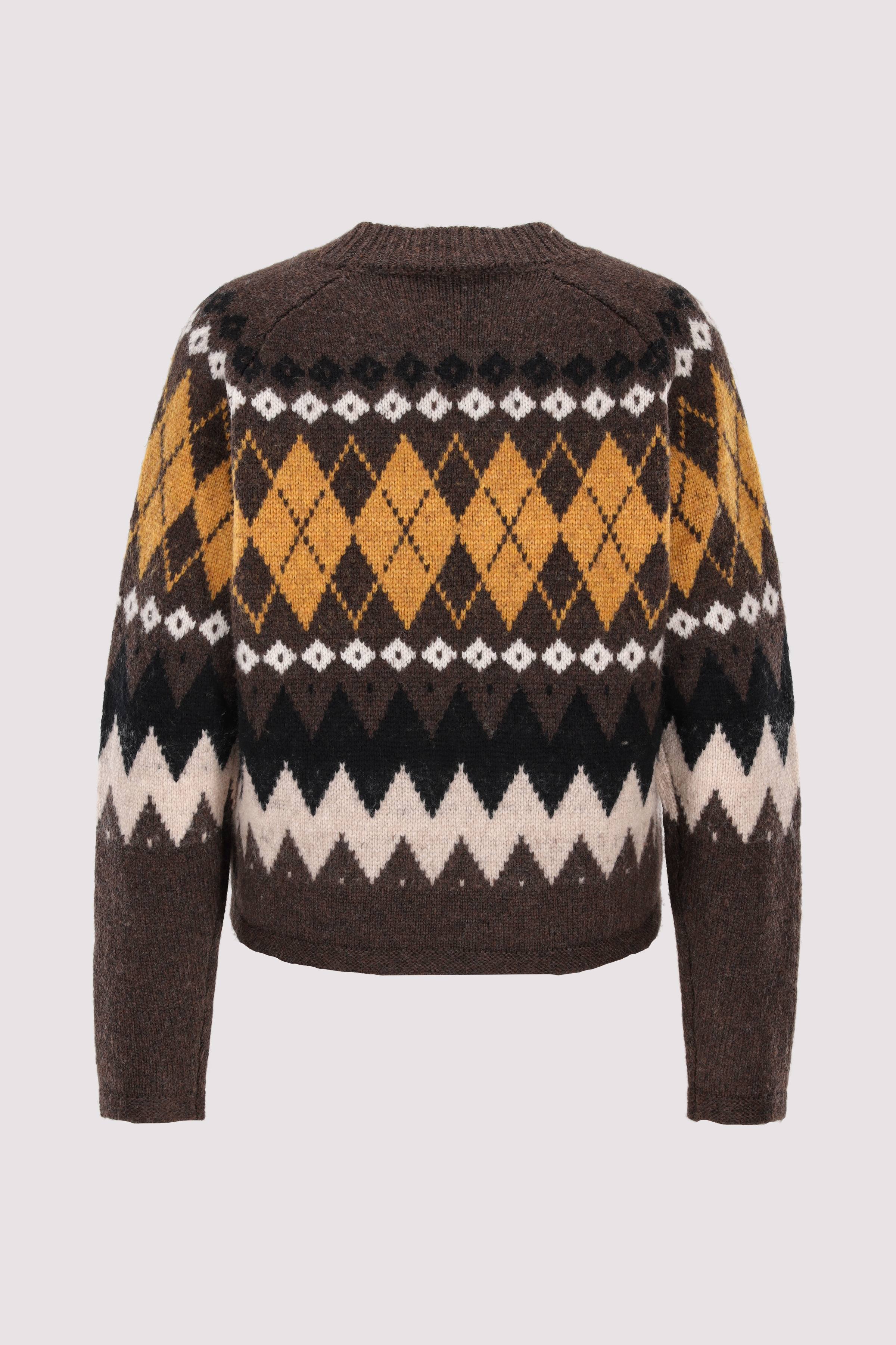 Grace Rollkragenpullover Damen braun