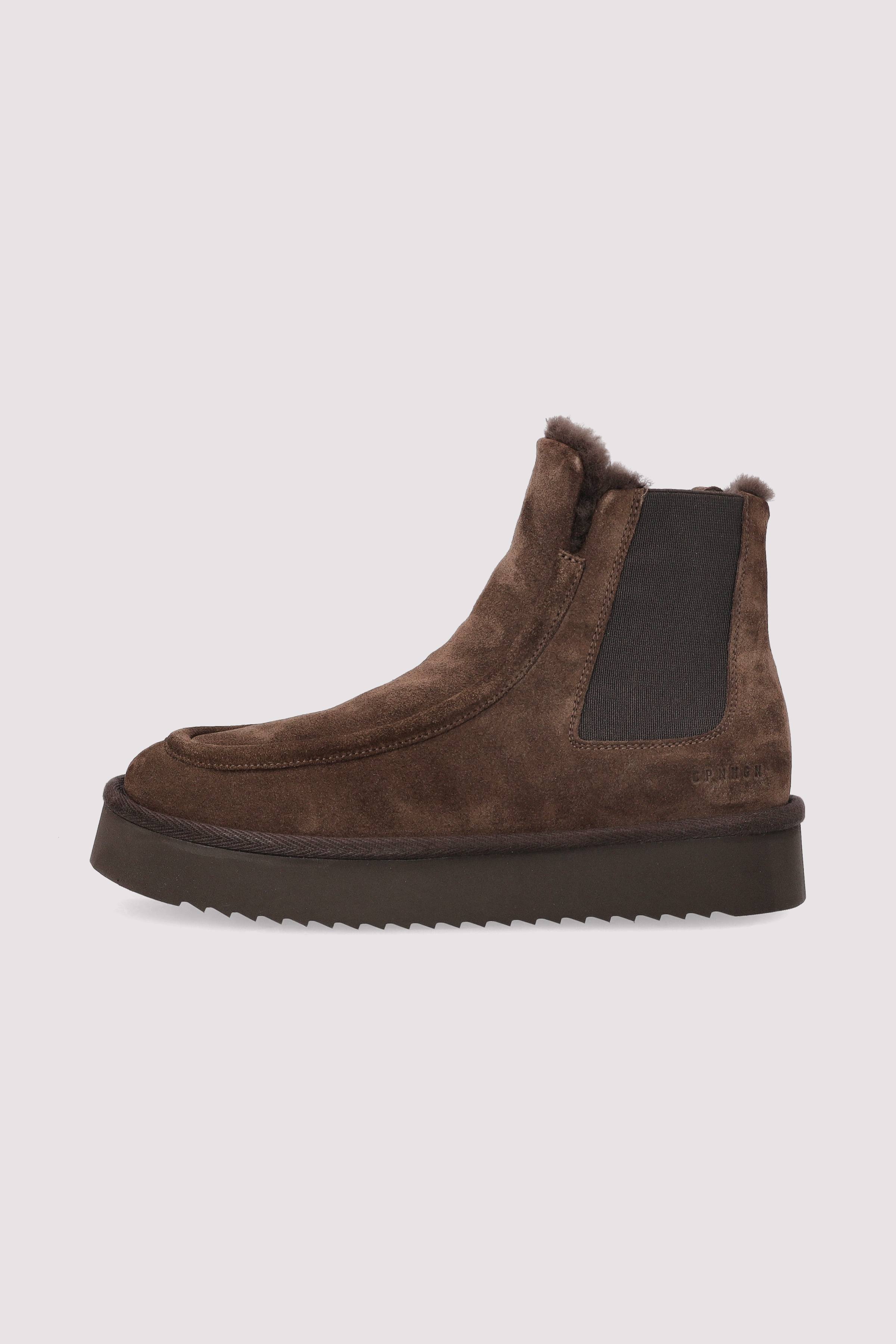 Copenhagen Damen-Boots Suede Chocolate