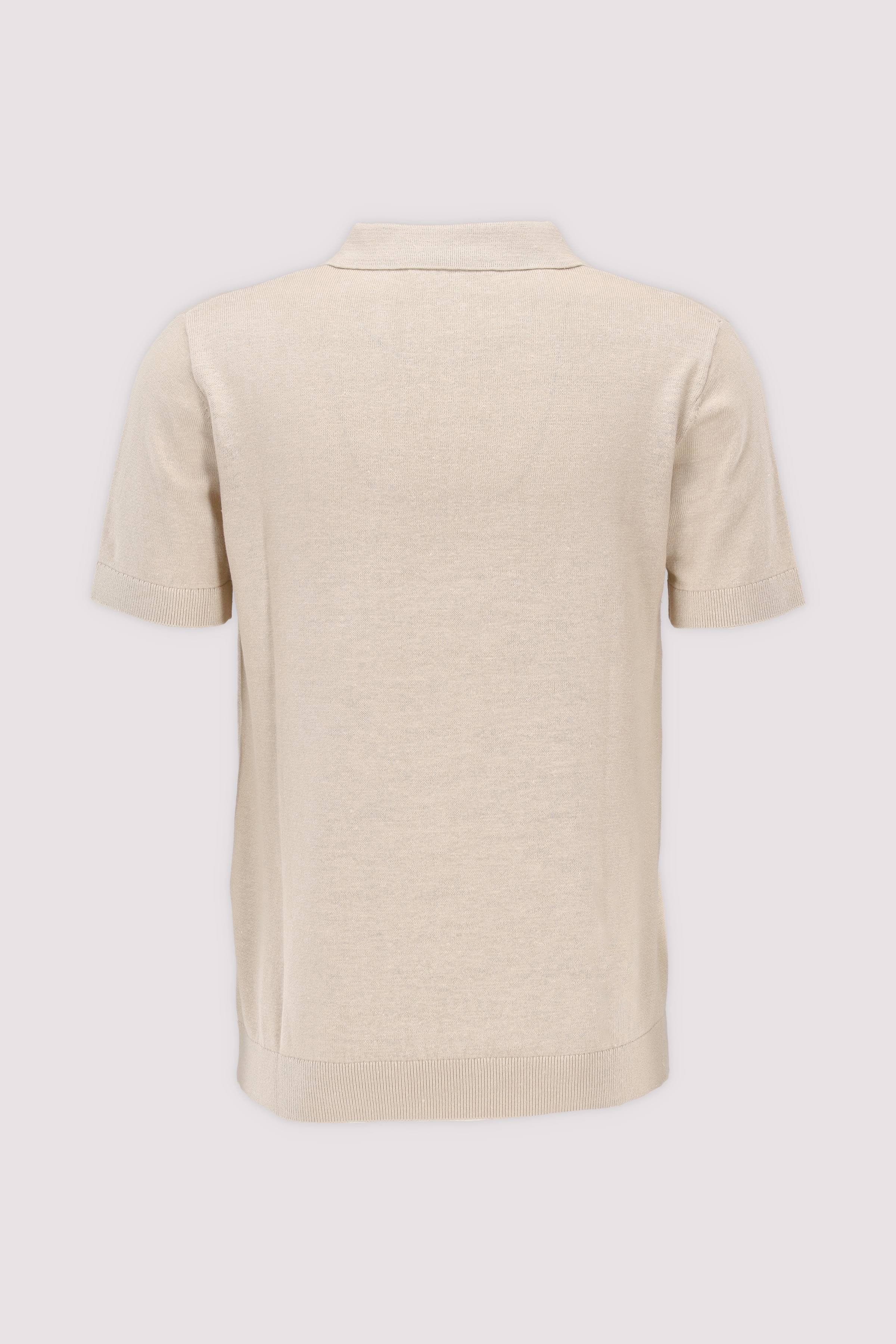 Selected Herren Poloshirt Leinenmix