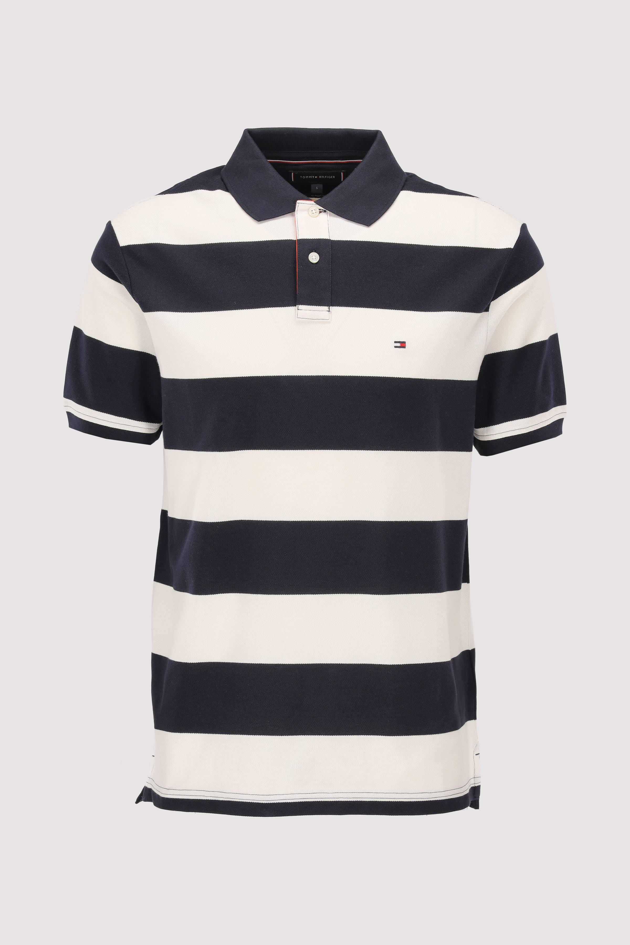 BLOCKING CONTRAST PLACKET POLO