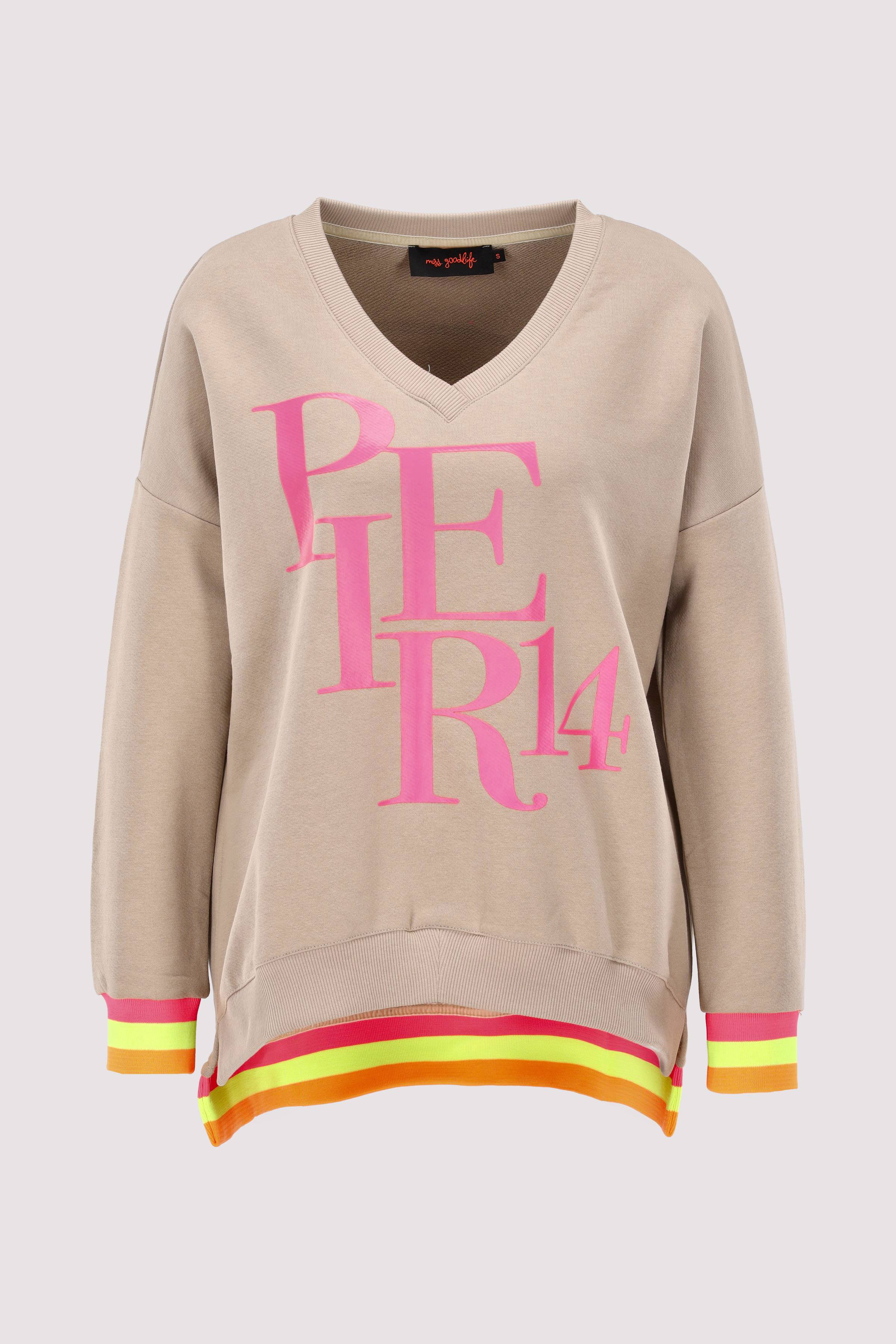 Neon pink/sand