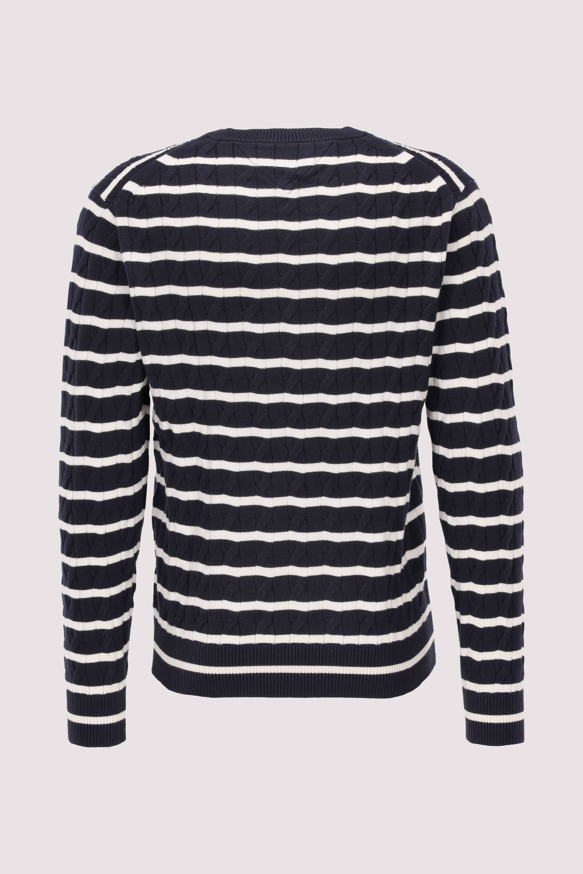 CLASSIC COTTON CABLE CREW NECK