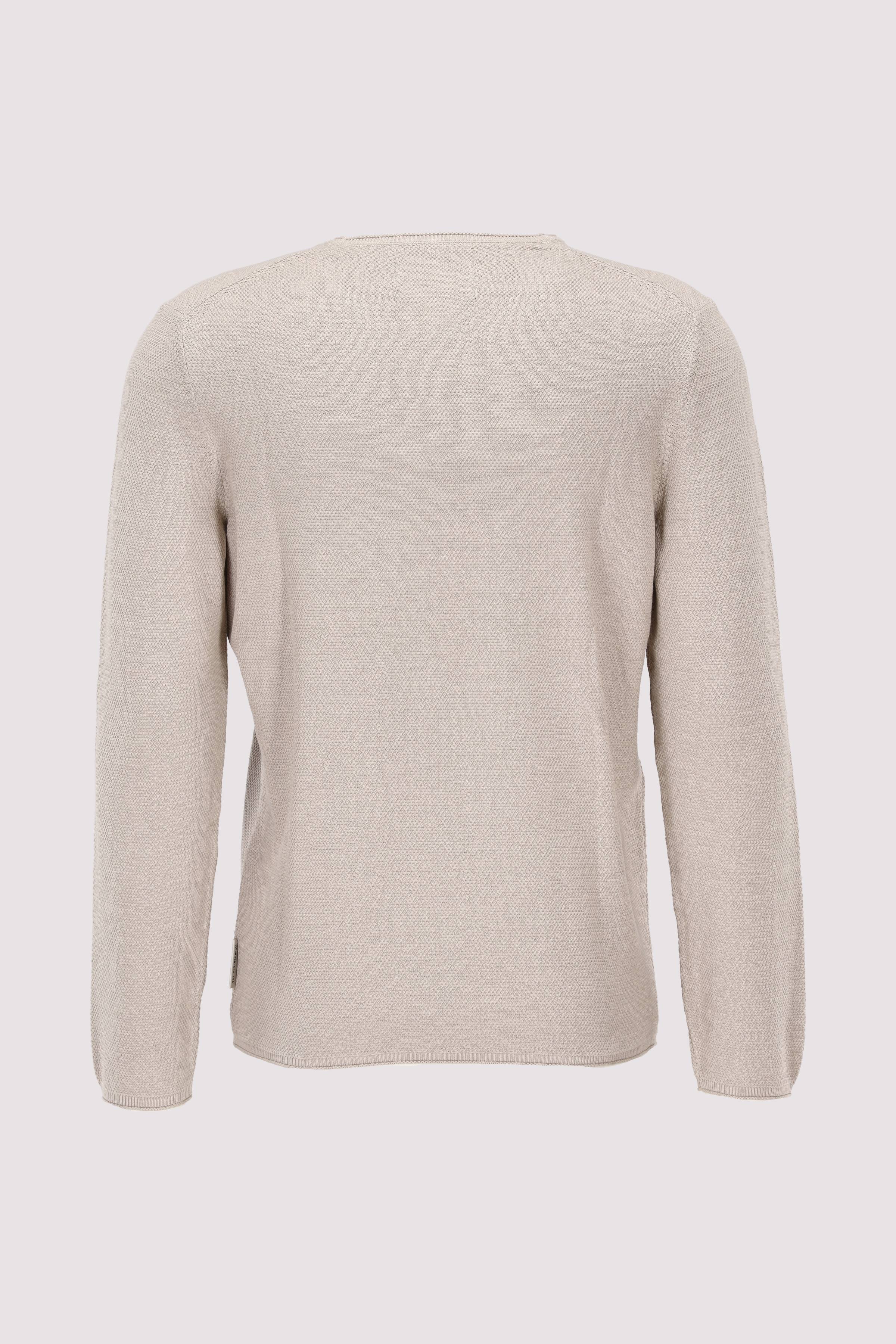 Crewneck, cotton slub, piqué s