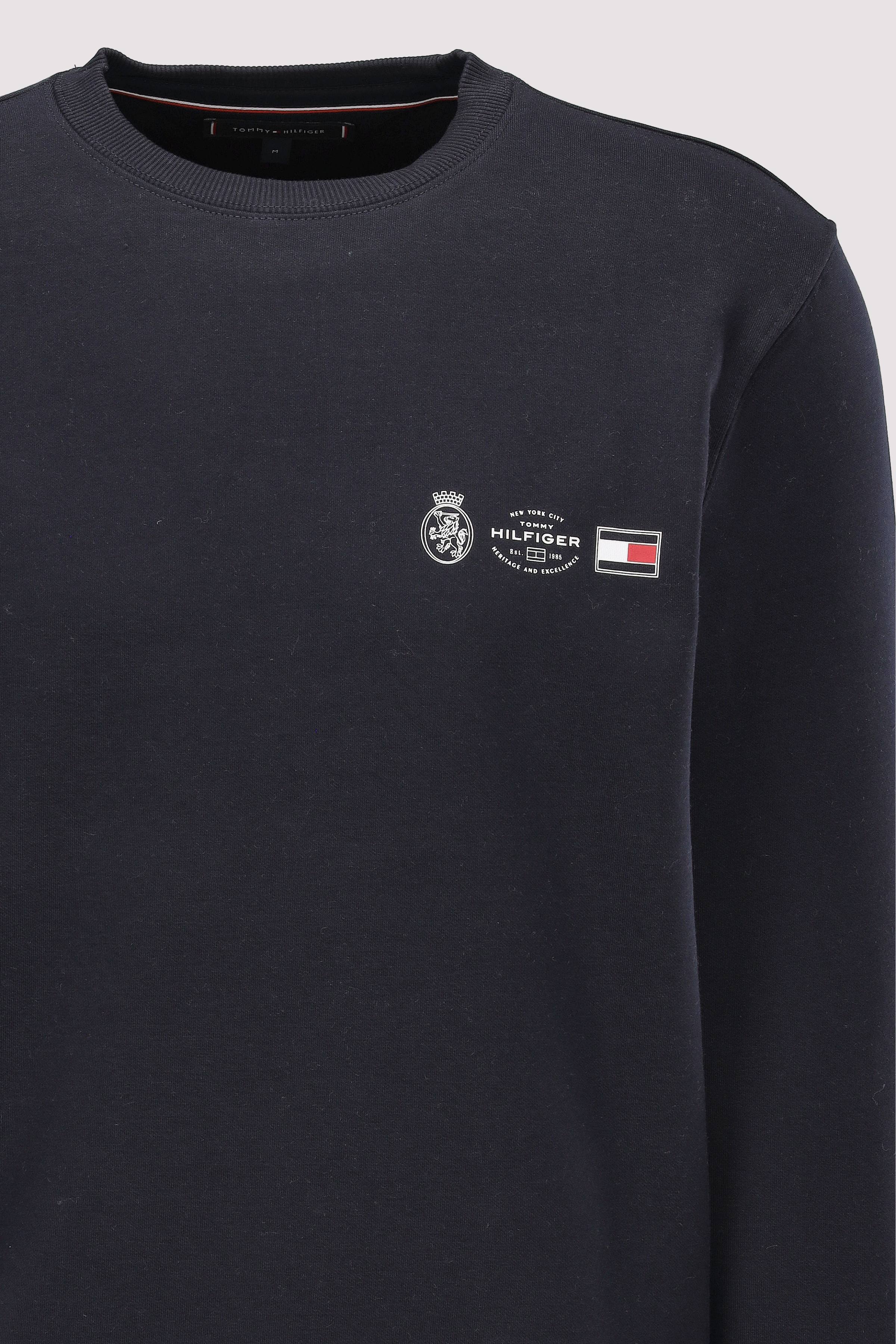 Tommy Hilfiger - SMALL CREST OUTLINE CREW NECK