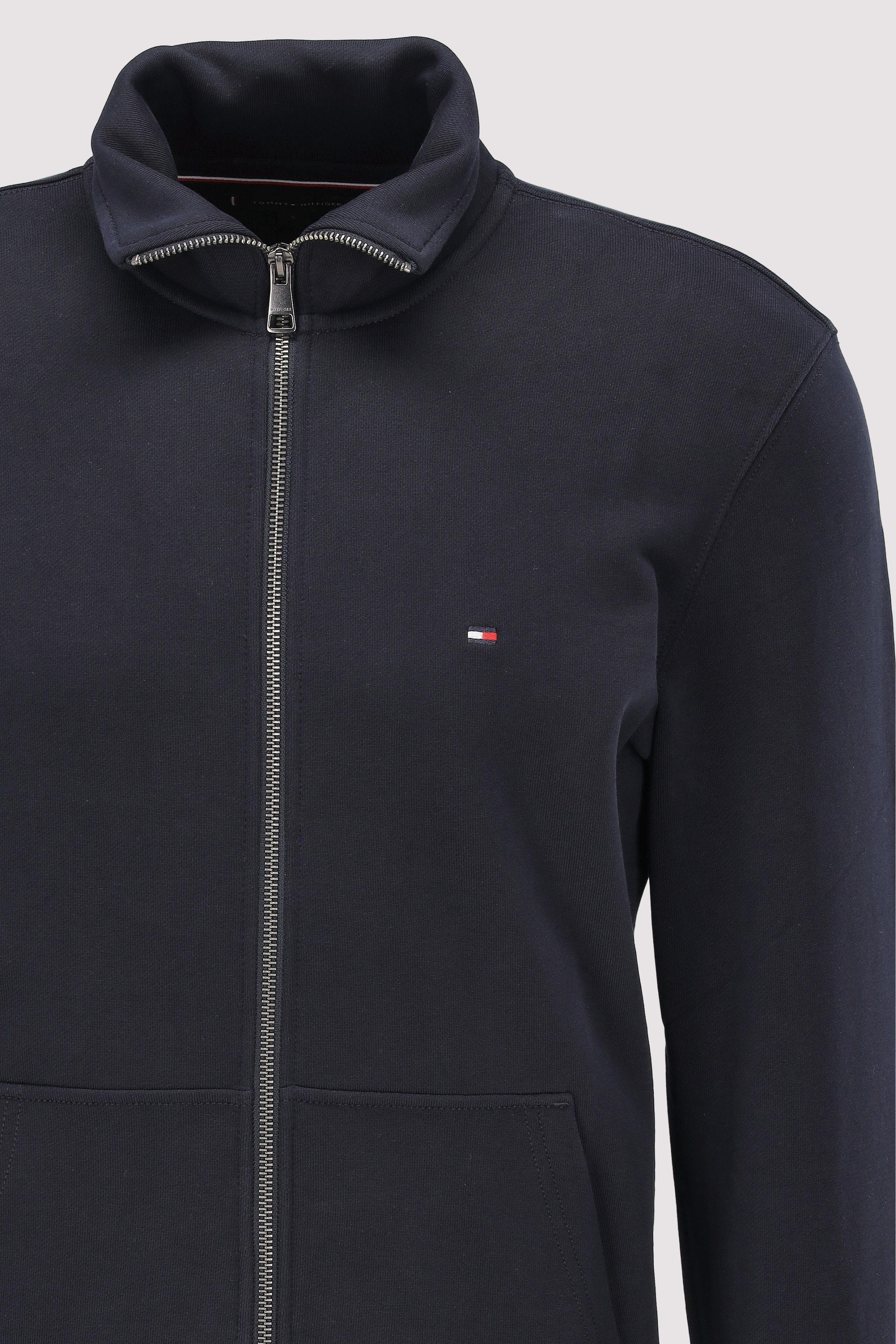 Tommy Hilfiger - ESSENTIAL TERRY ZT STAND COLLA Tommy Hilfiger - ESSENTIAL TERRY ZT STAND COLLA