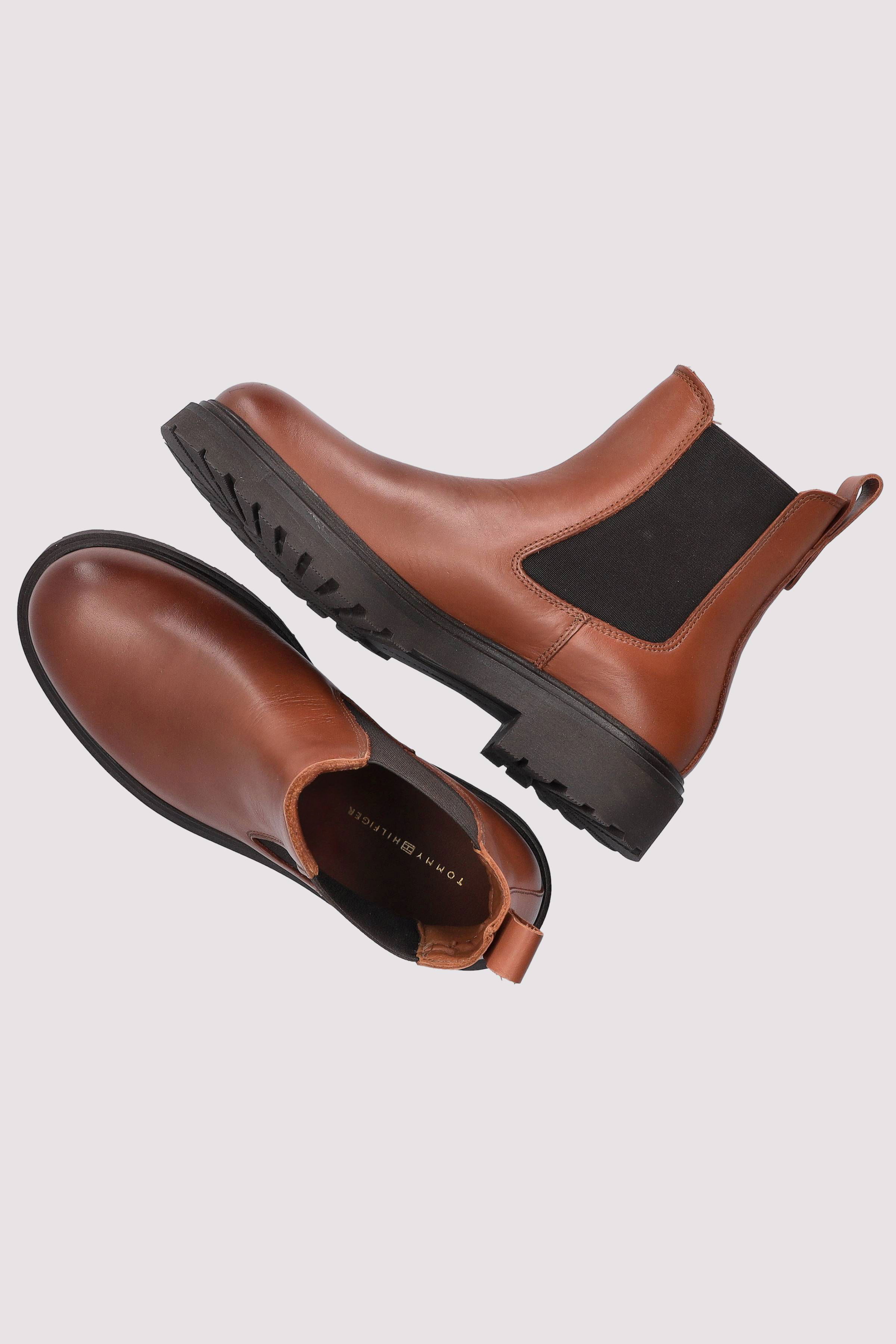 Tommy Hilfiger - TH LEATHER CLEATED CHELSEA