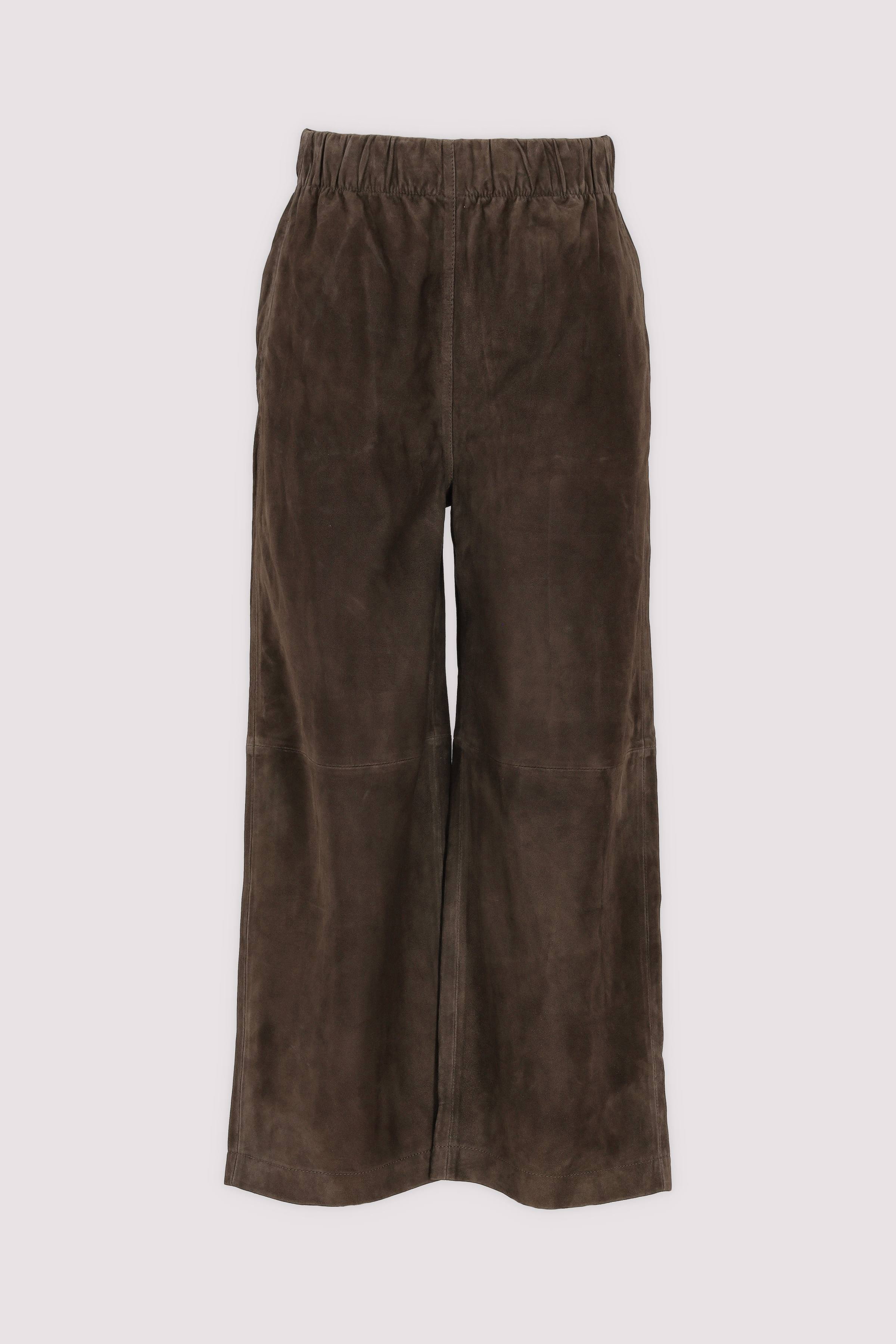 Marc O'Polo Lederhose Mossy earth
