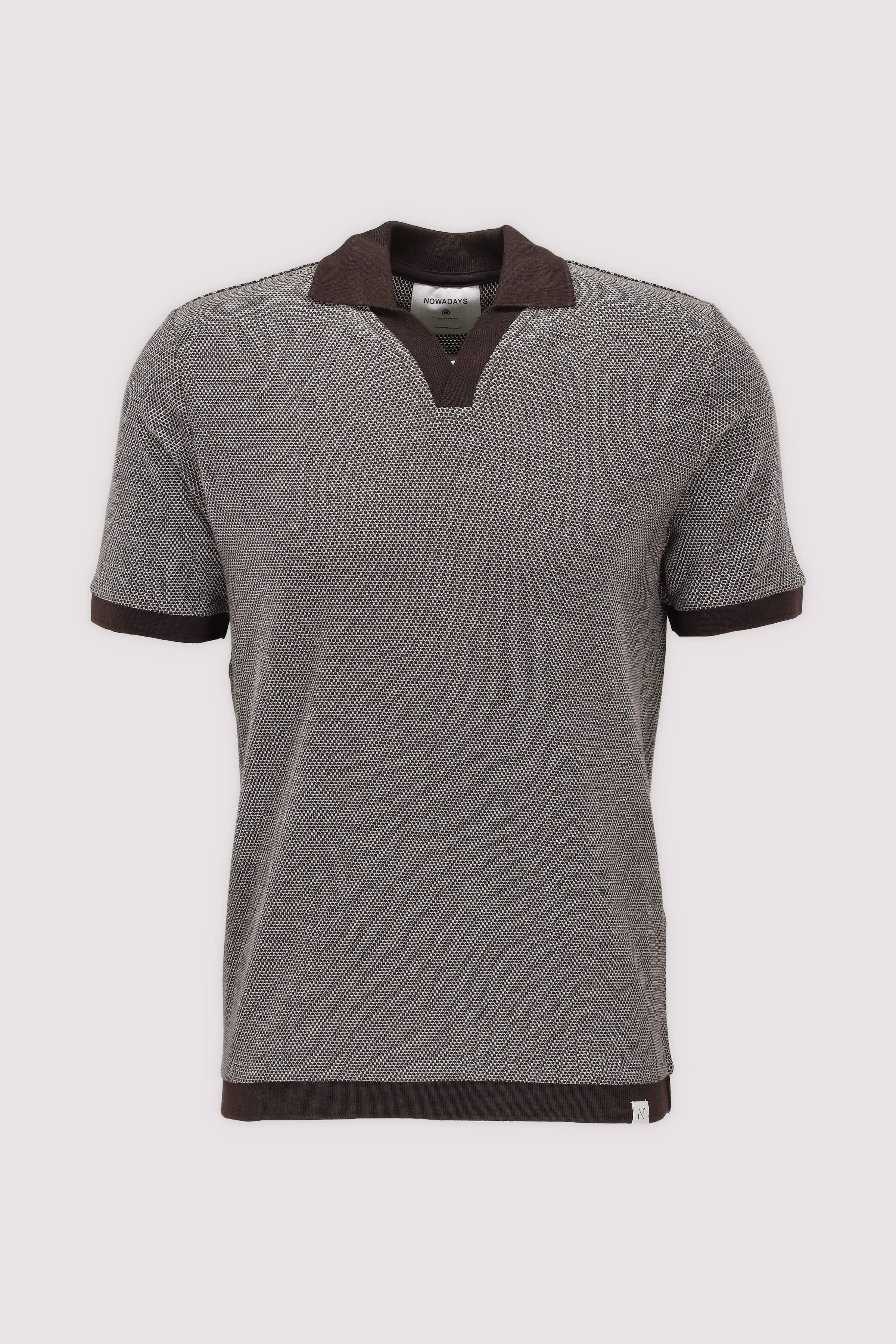the open collar polo