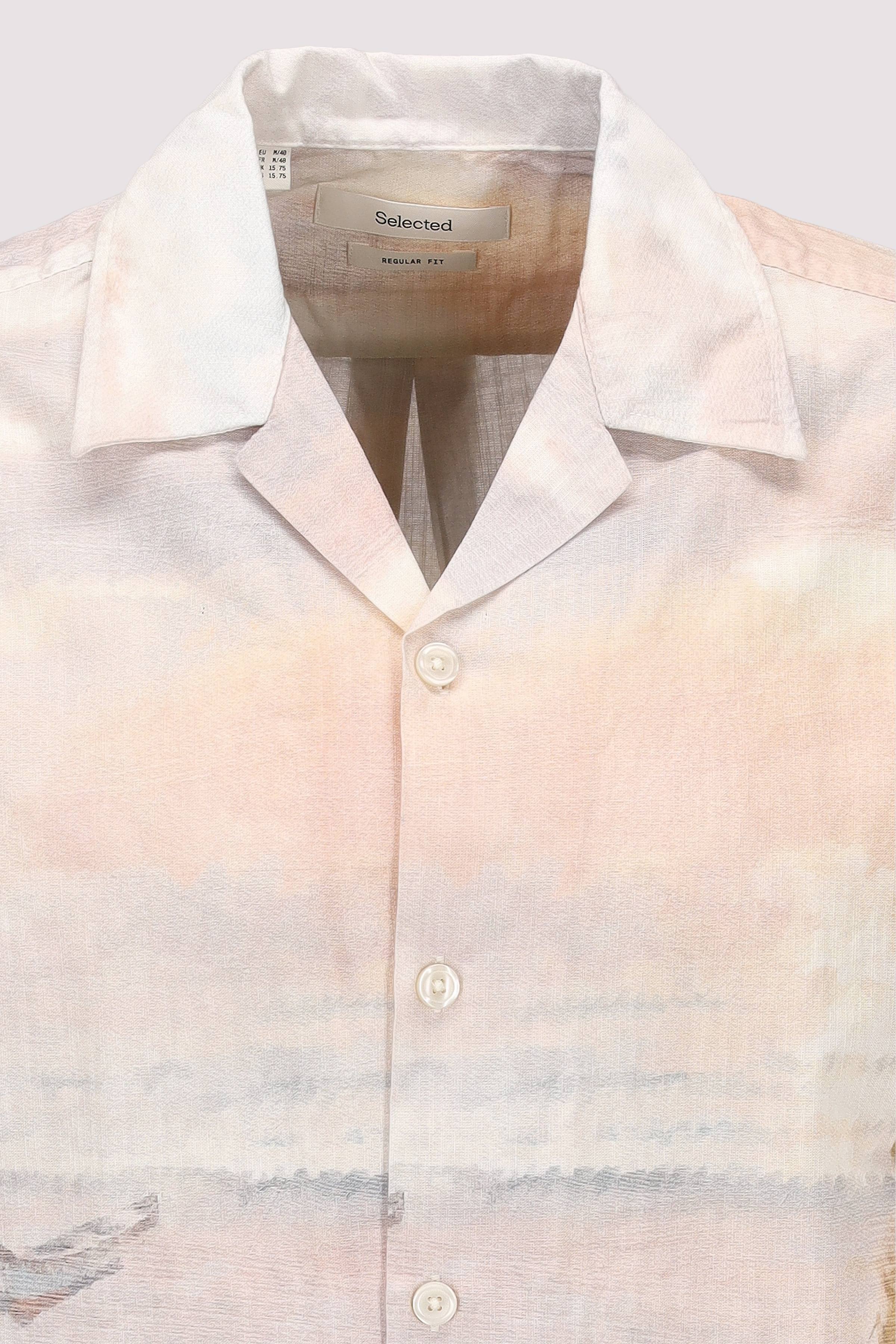 Selected - SLHREGKELSO SUNSET SS SHIRT