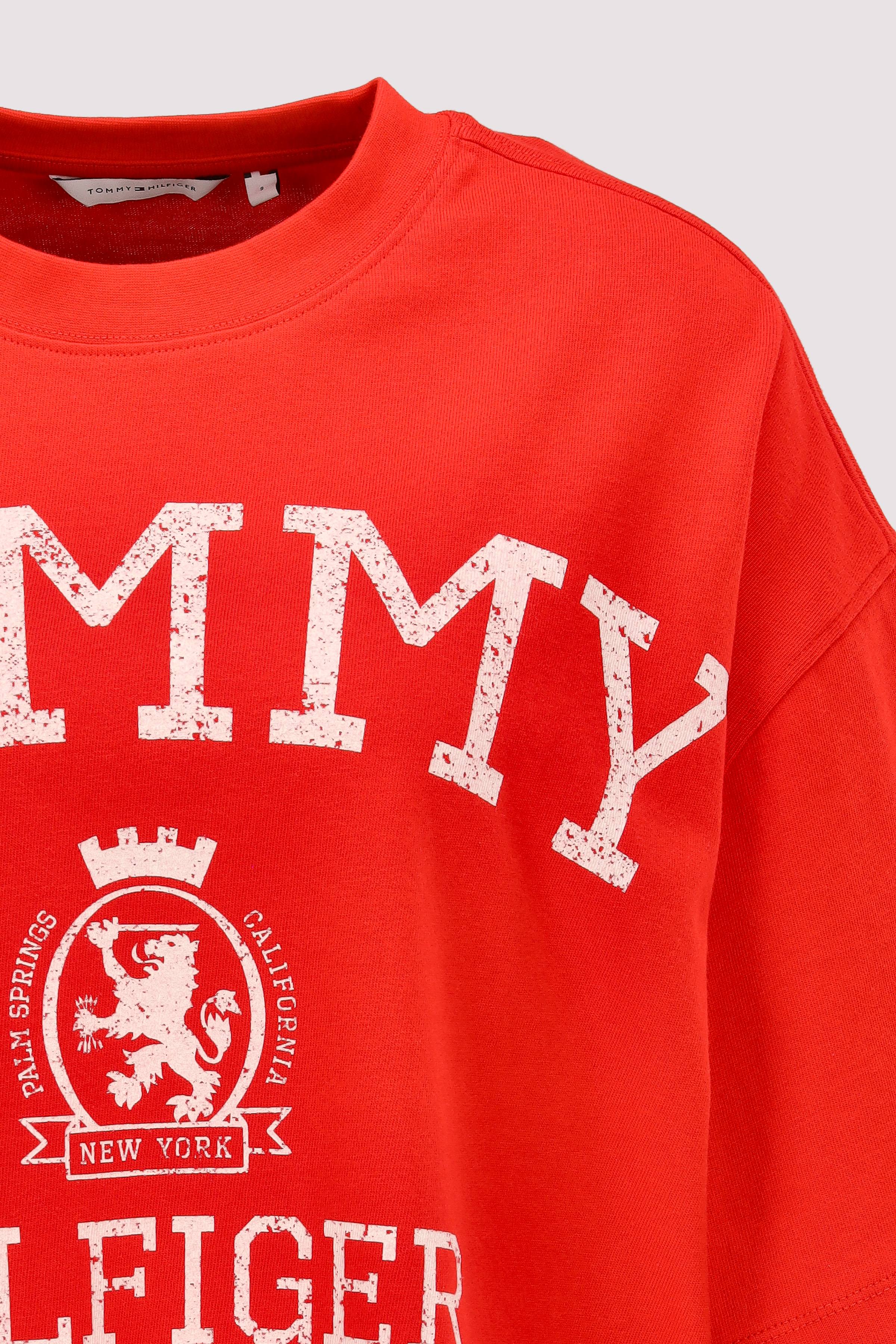 Tommy Hilfiger - Tommy Hilfiger Damen T‑Shirt Rot