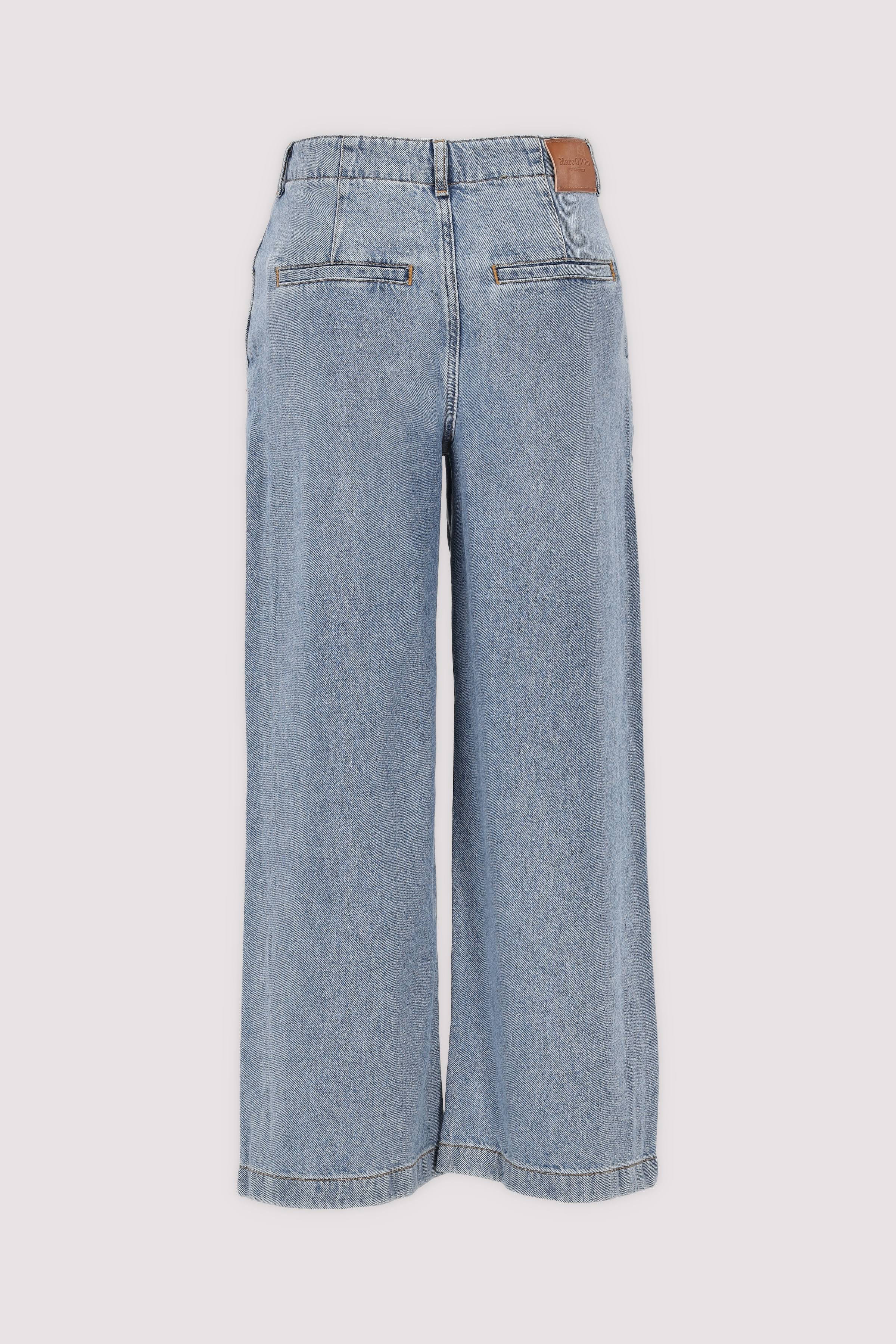 Marc O Polo Casual - Marc O'Polo Wide-Leg-Jeans Light Blue