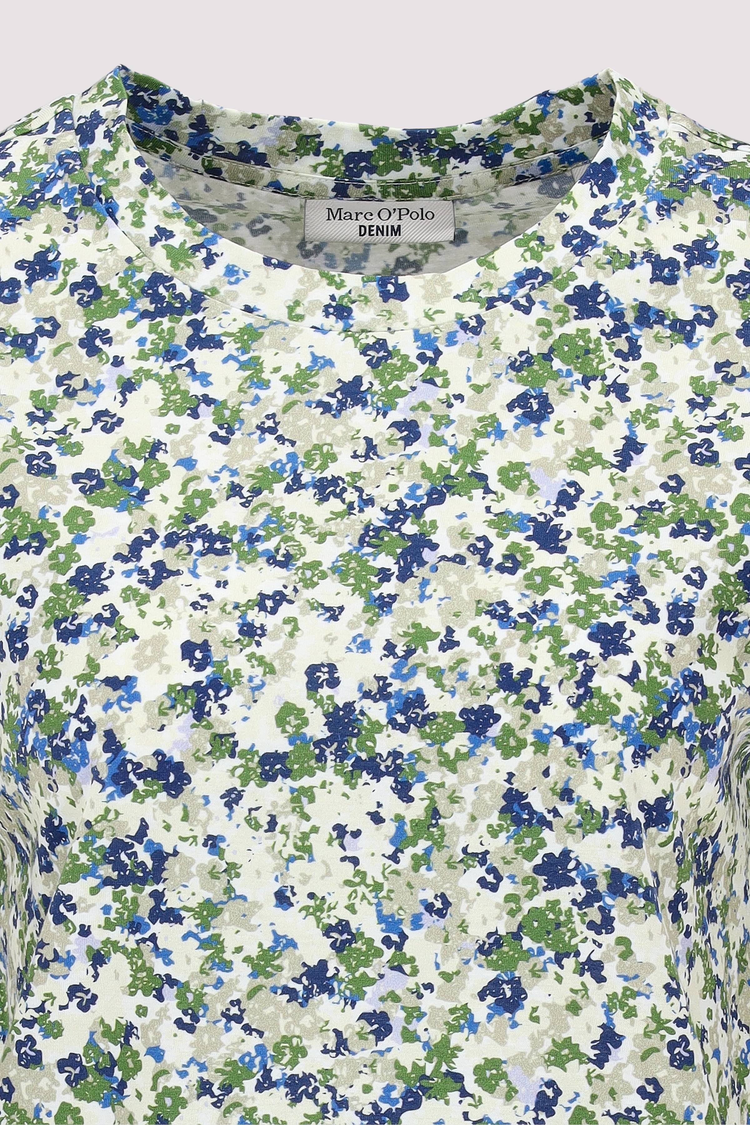 Marc O´Polo - T-Shirt, SLL, Ruffle, AOP Marc O´Polo - T-Shirt, SLL, Ruffle, AOP
