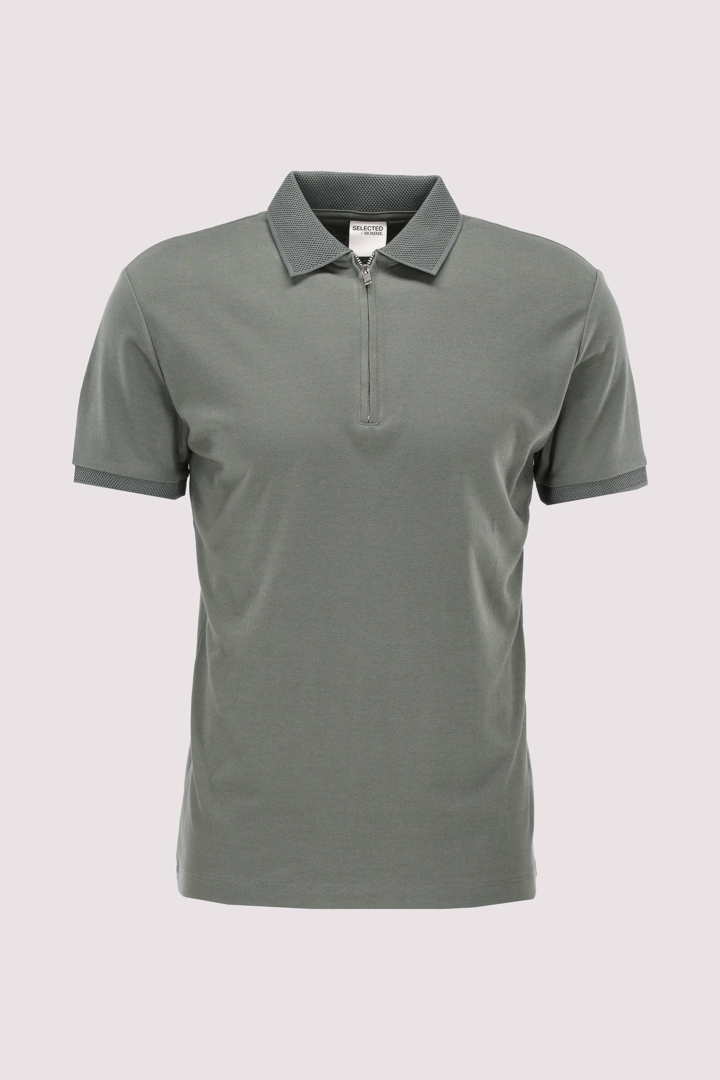 SLHFAVE ZIP SS POLO NOOS