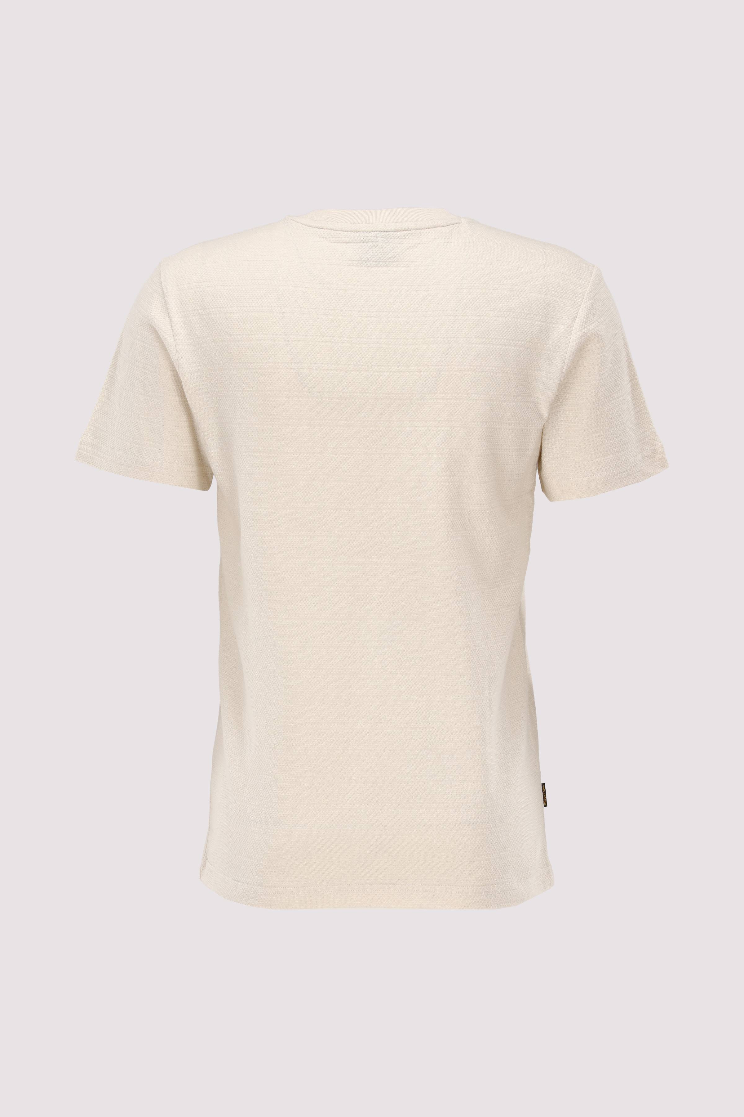 Short sleeve r-neck jacquard s