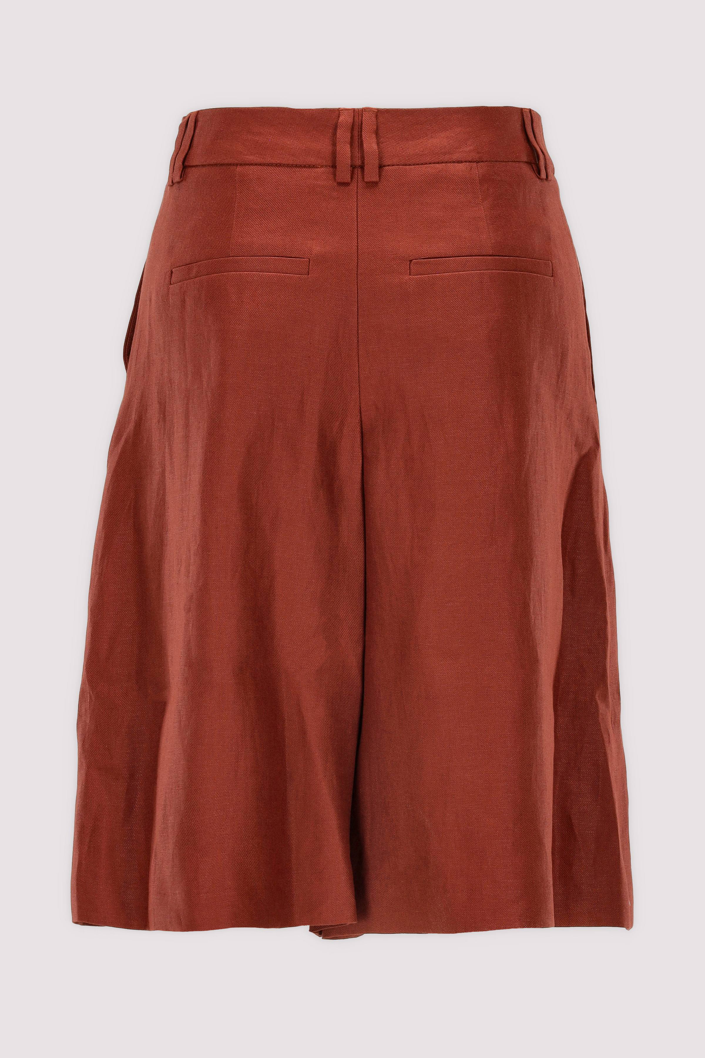 Drykorn Leinen-Shorts, rot, kühl