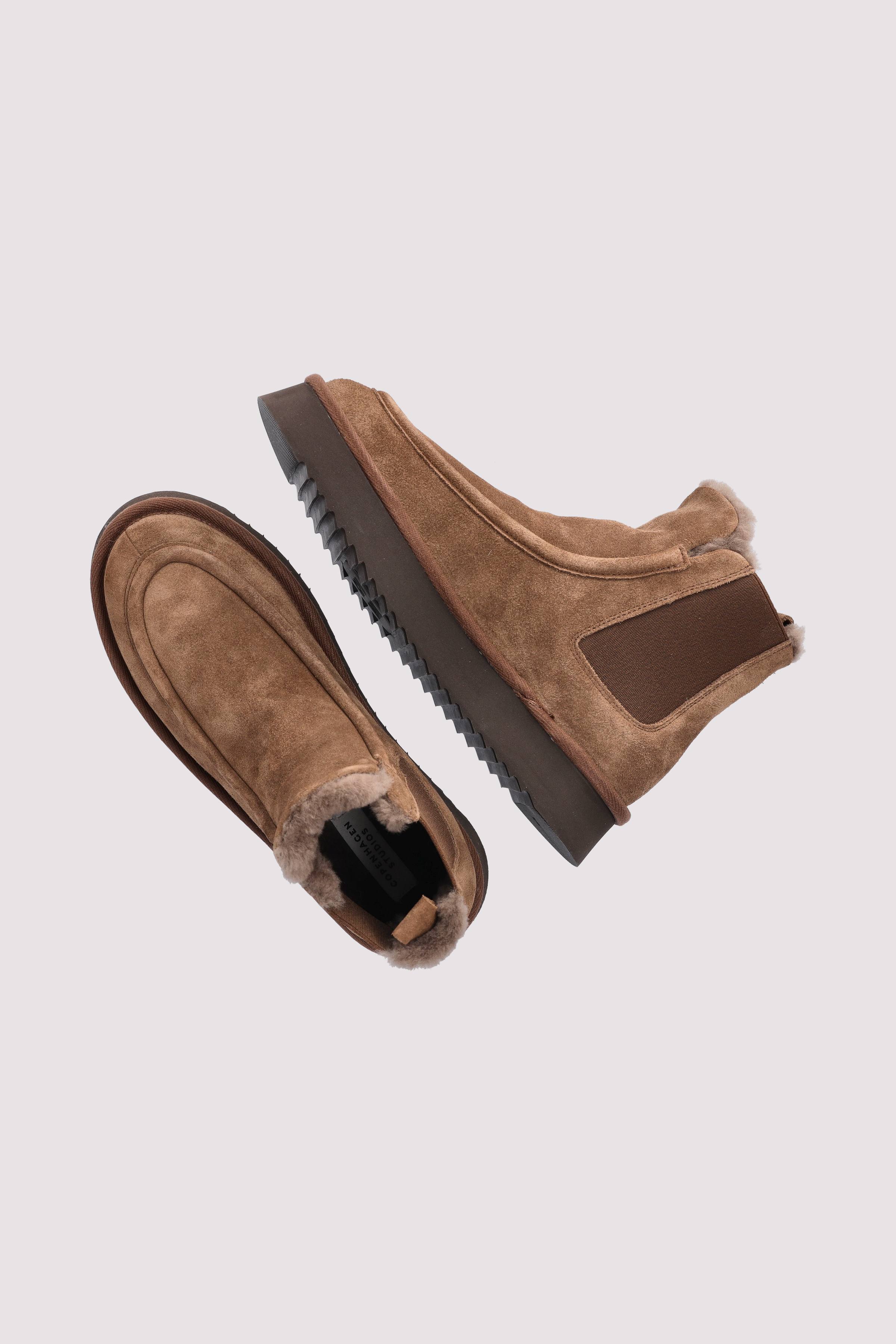 Copenhagen - Copenhagen Damen-Boot Suede Mokka