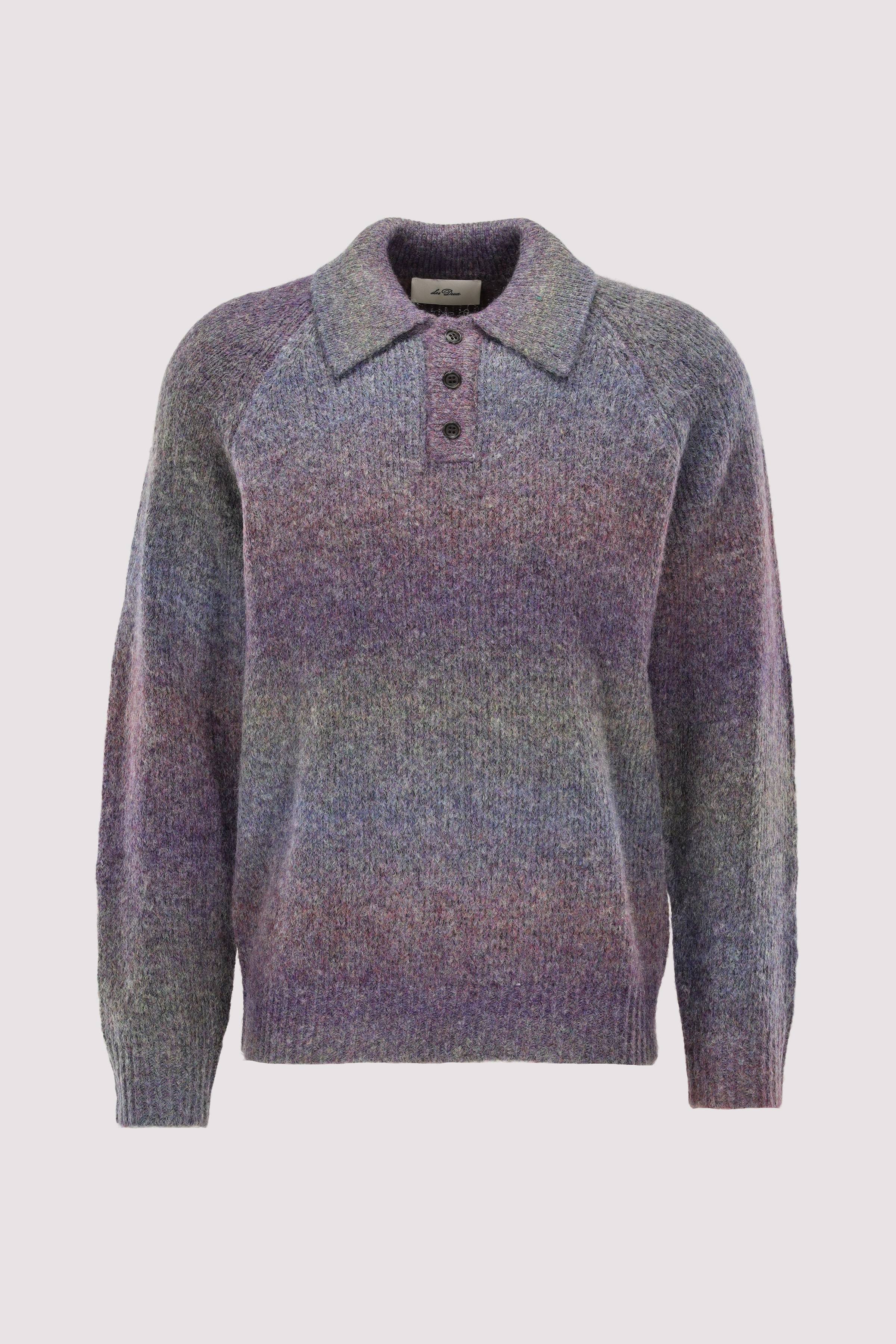 Les Deux V-Ausschnitt-Pullover Violett