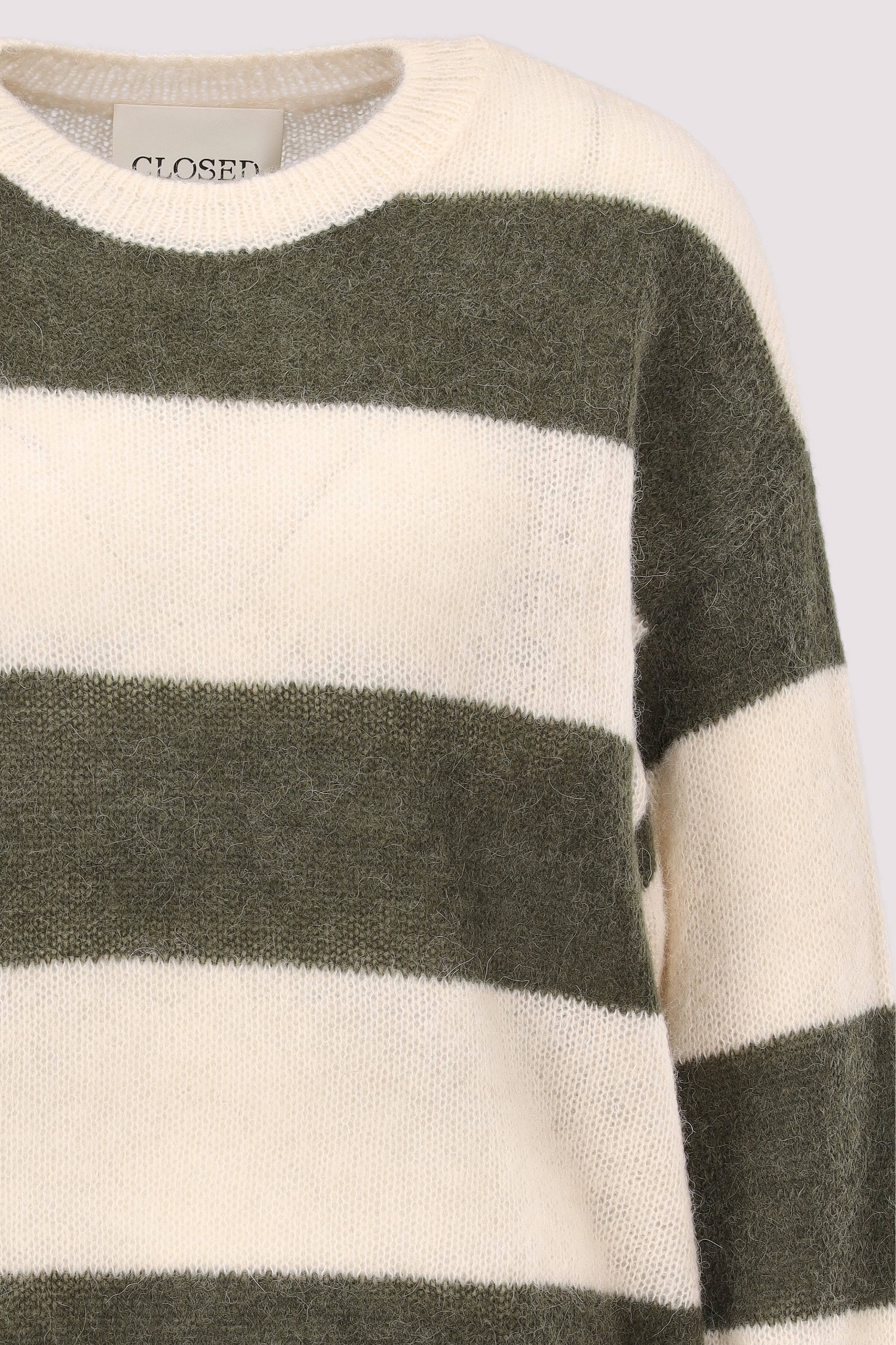 Closed - Stripe crewneck jumper