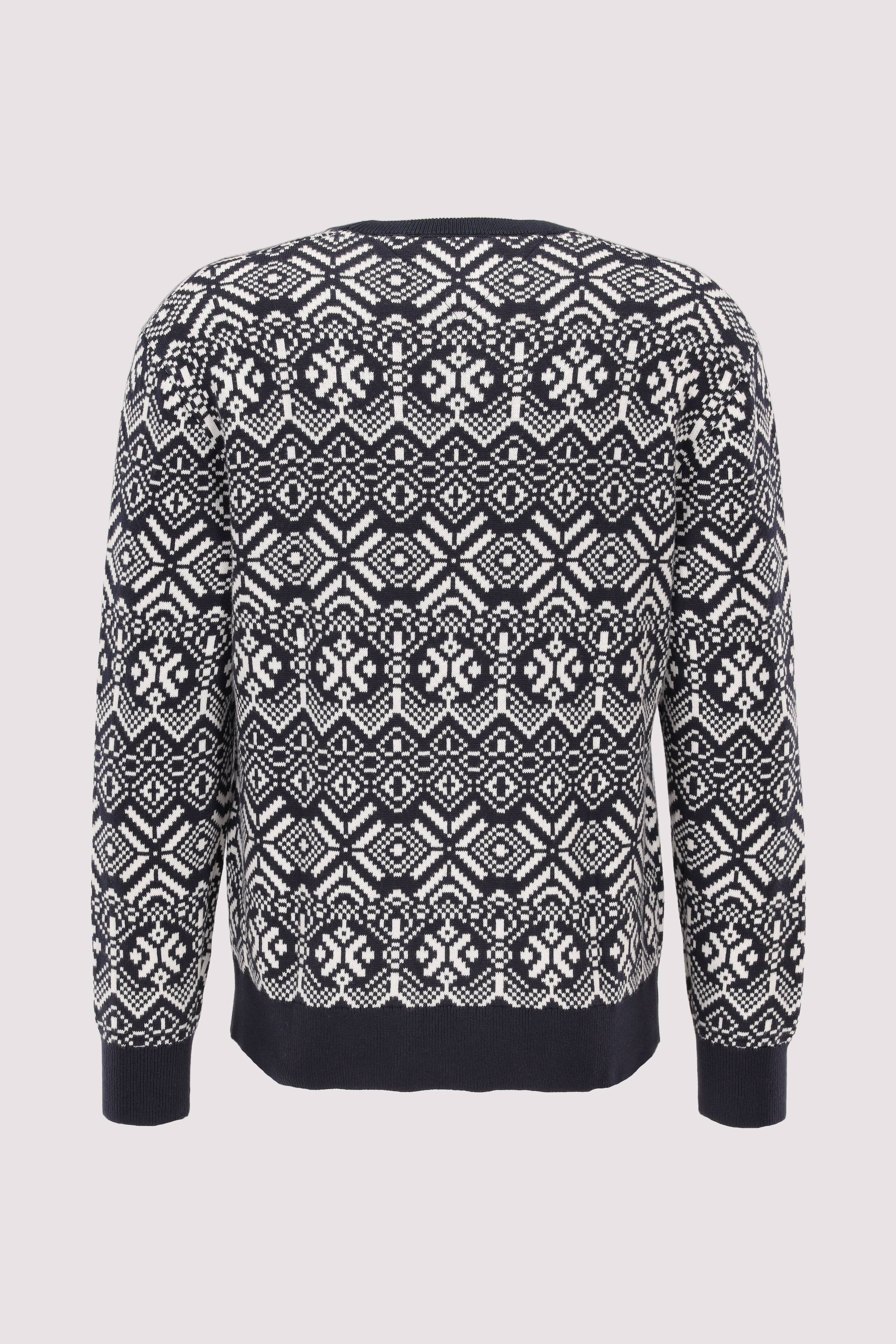 AOP FAIRISLE COTTON CREW NECK