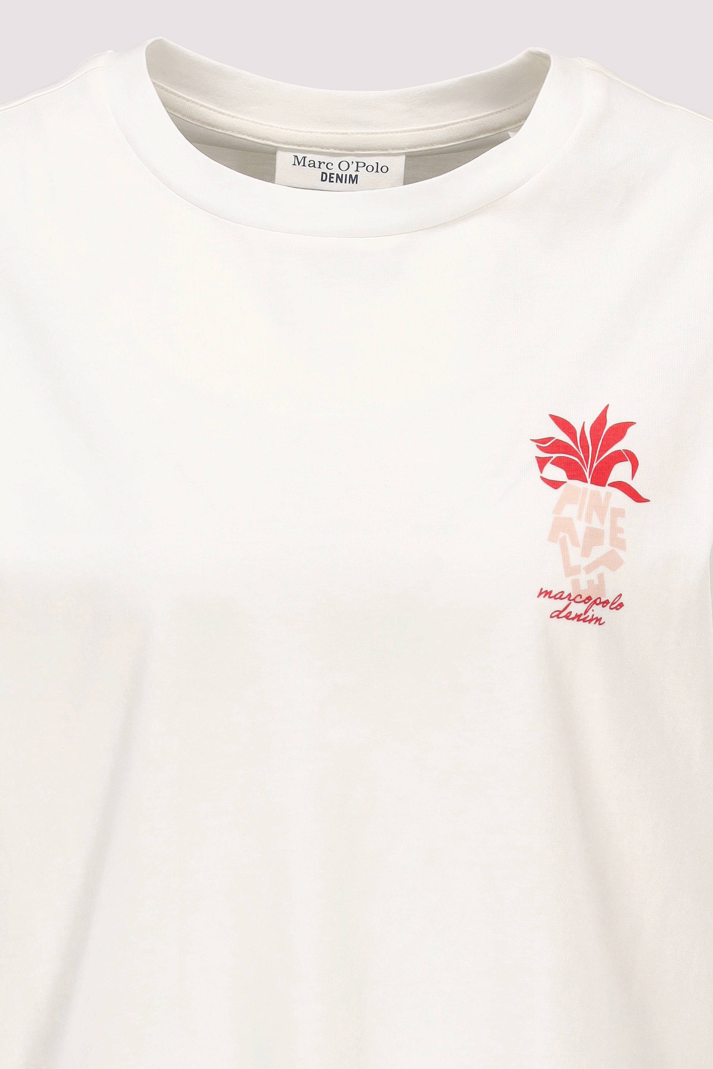 Marc O'Polo Denim - Marc O'Polo Damen T‑Shirt aus Baumwolle