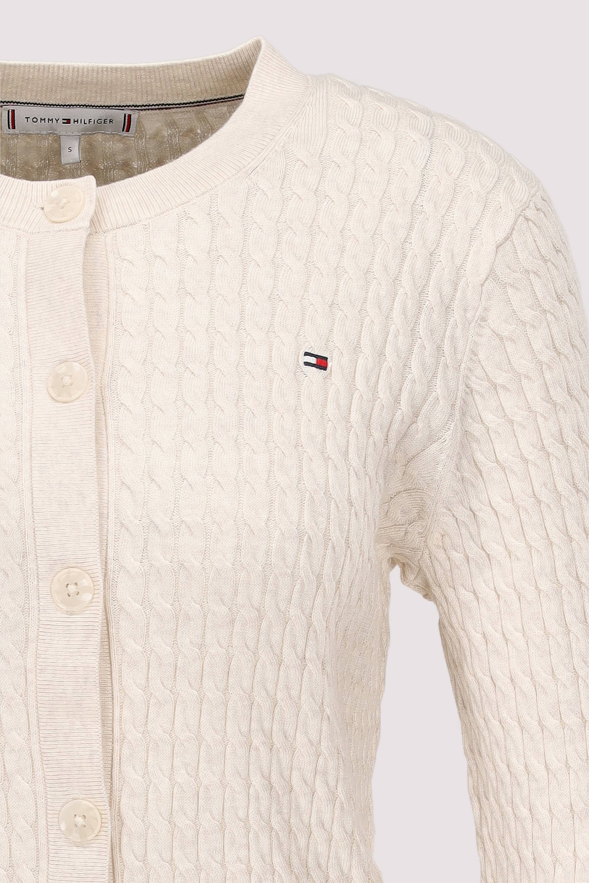 Tommy Hilfiger - CO CABLE C-NK LS CARDIGAN