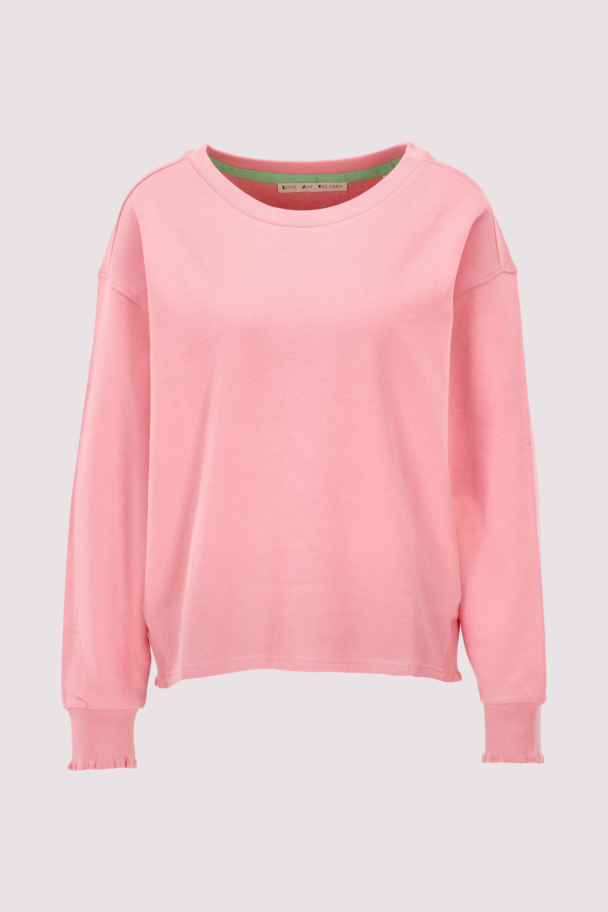 Sweatshirt with ruffles